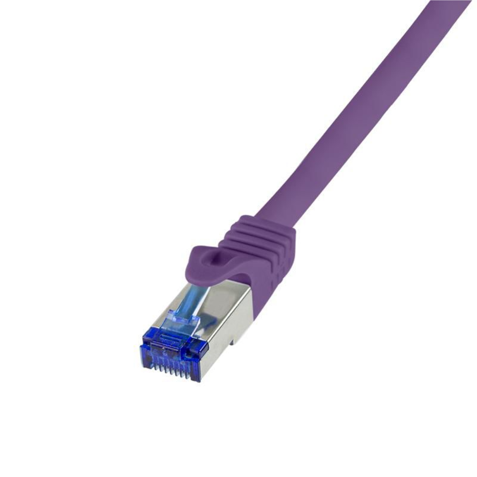 LogiLink C6A029S RJ45 CAT 6a S/FTP 0.50 M Purple 1 Pc.