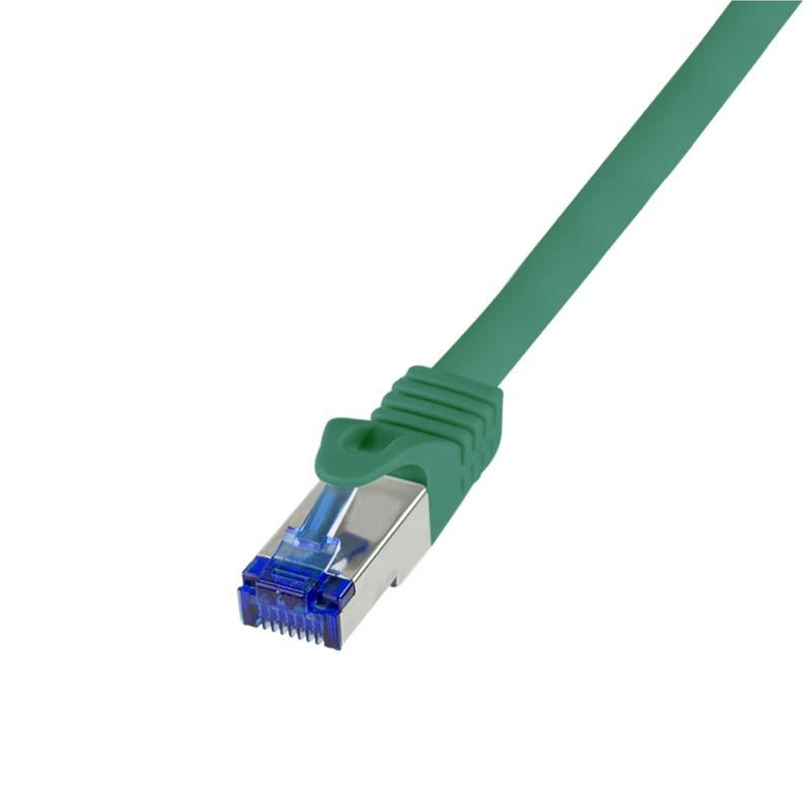 LogiLink C6A055S RJ45 CAT 6a S/FTP 2.00 M Green 1 Pc.