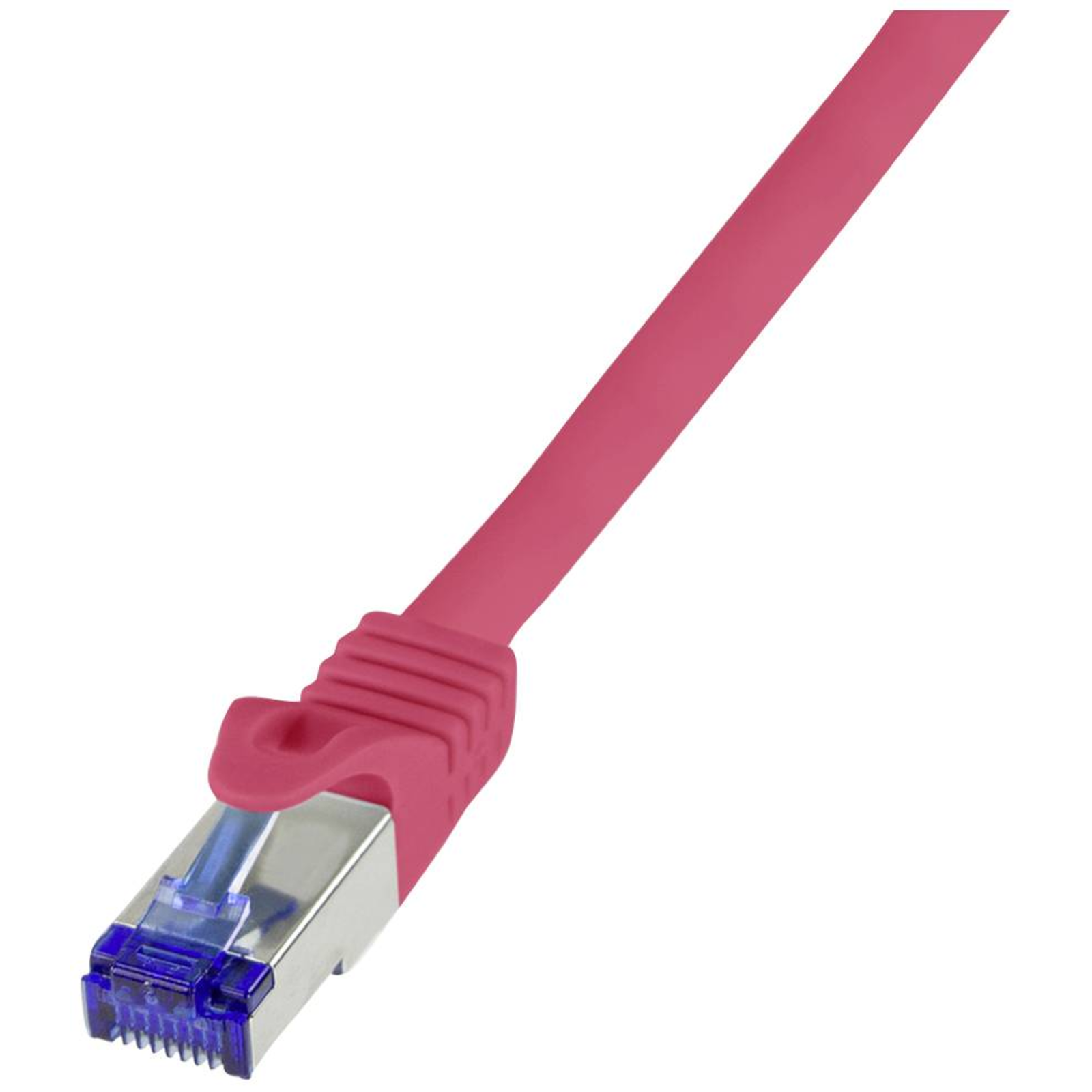 LogiLink C6A064S RJ45 CAT 6a S/FTP 3.00 M Red 1 Pc.