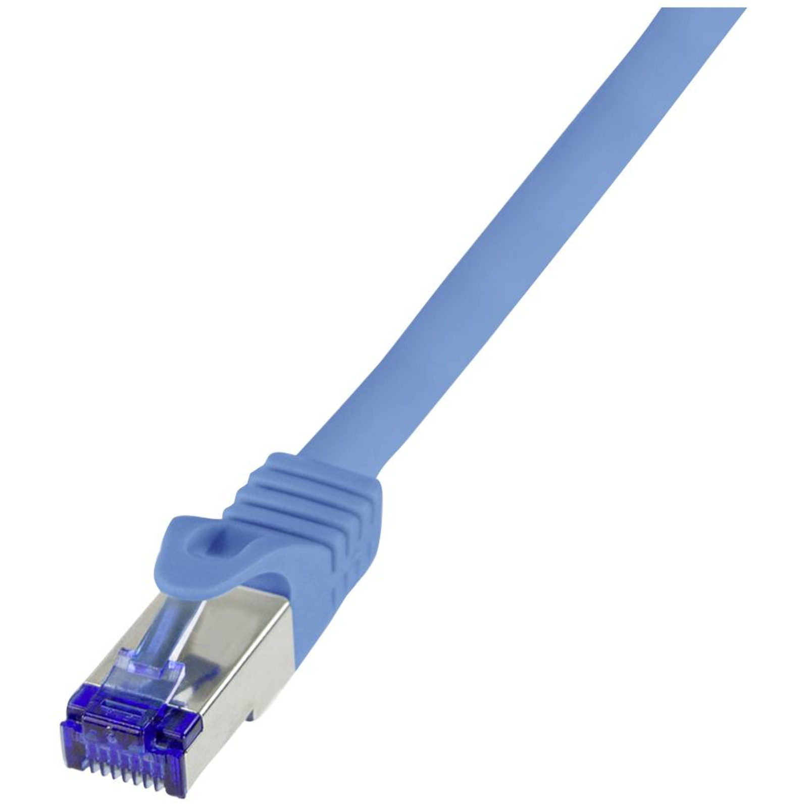 LogiLink C6A086S RJ45 CAT 6a S/FTP 7.50 M Blue 1 Pc.