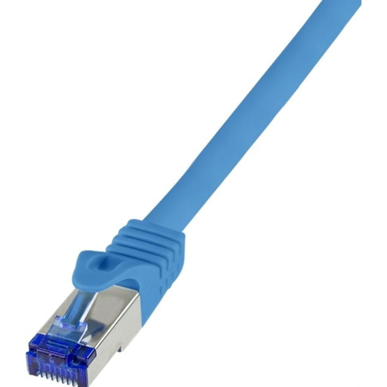 LogiLink C6A096S RJ45 CAT 6a S/FTP 10.00 M Blue 1 Pc.
