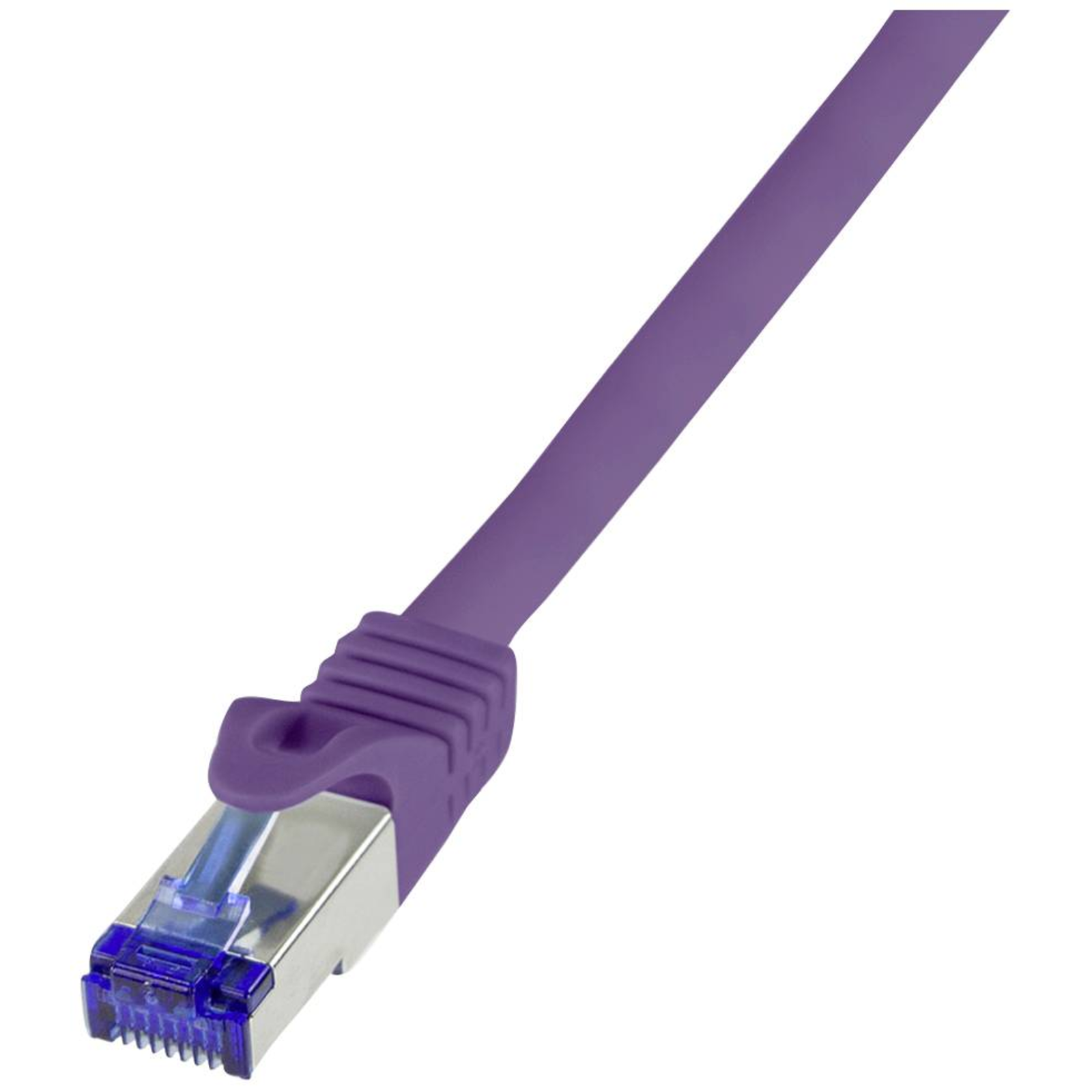 LogiLink C6A109S RJ45 CAT 6a S/FTP 15.00 M Purple 1 Pc.