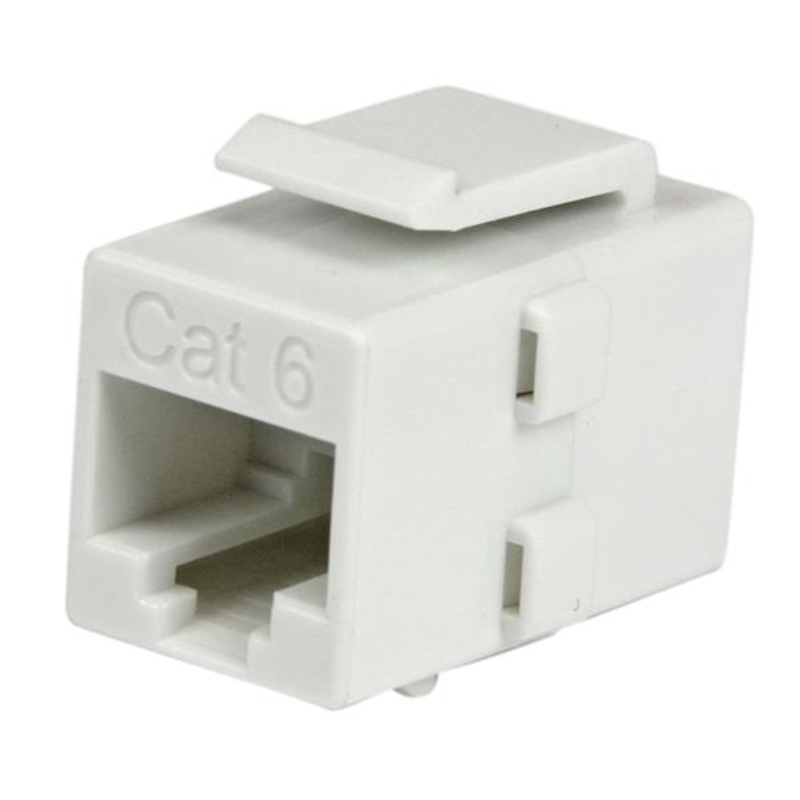 StarTech.com White Cat 6 RJ45 Keystone Jack Network Coupler F/F Cat6 Modular