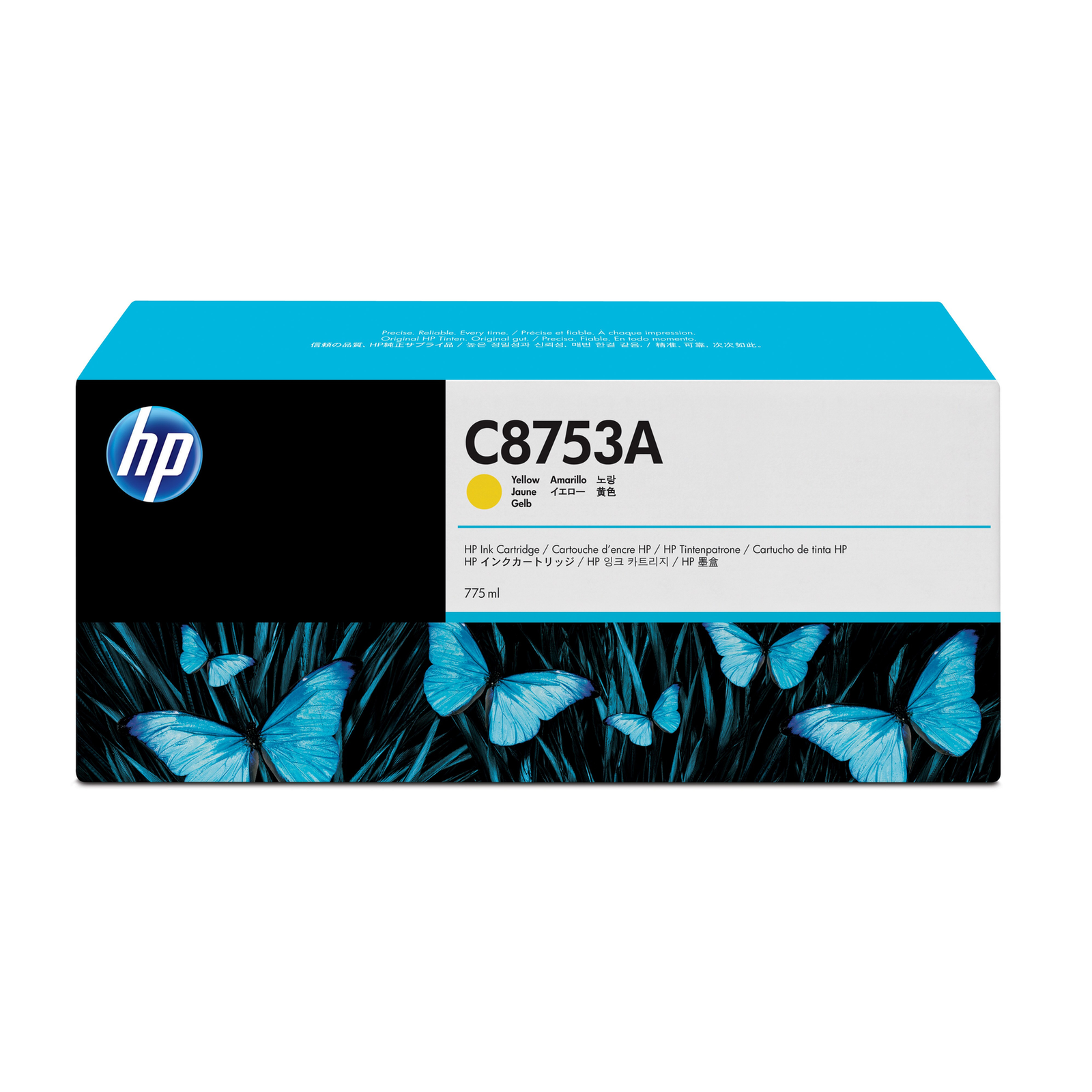 HP 775 Ml Yellow Original Ink Cartridge Colorcm8050 MFPEdgeline Technologycm8060 Technology