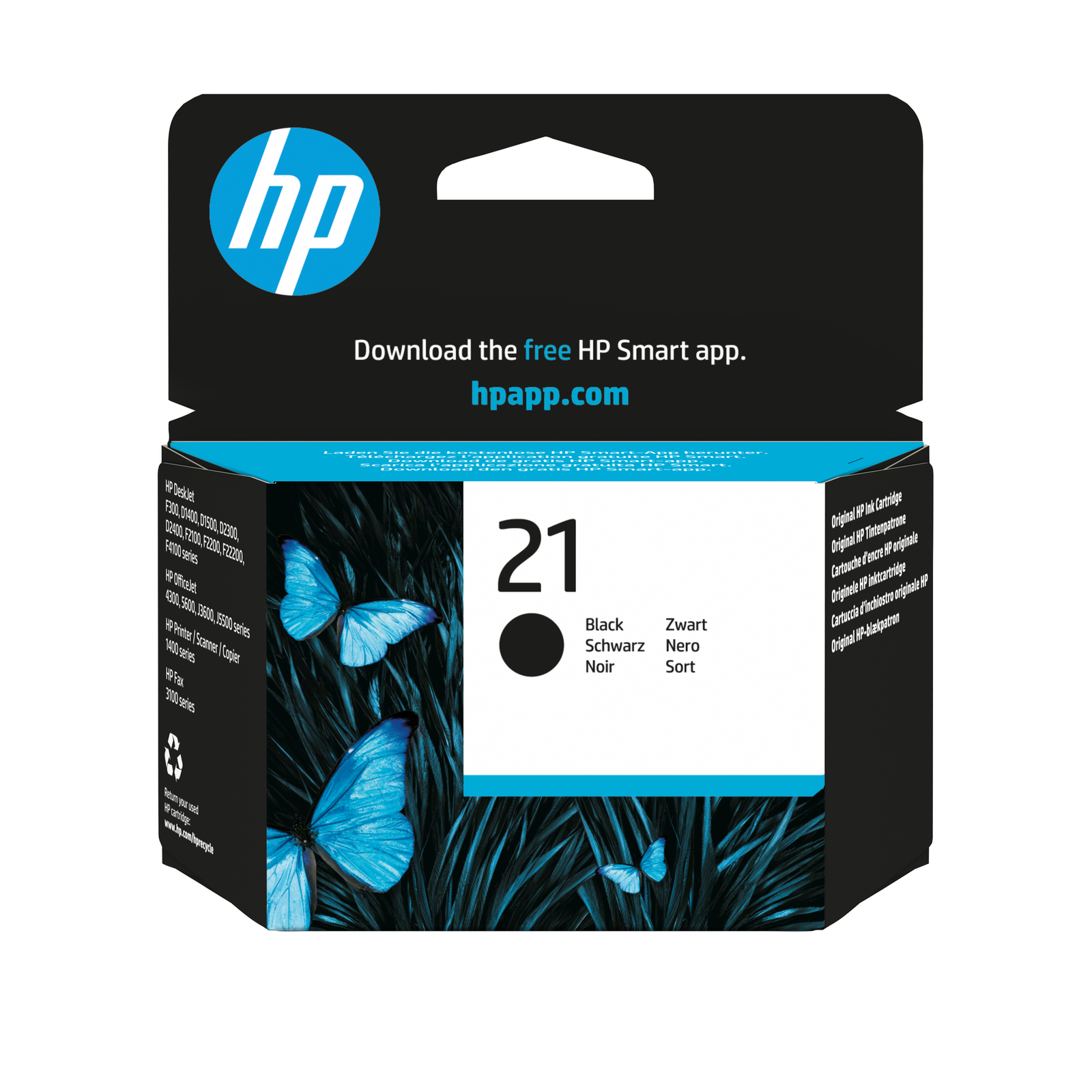 HPI 21 Black 190 Pages Ink C9351AE