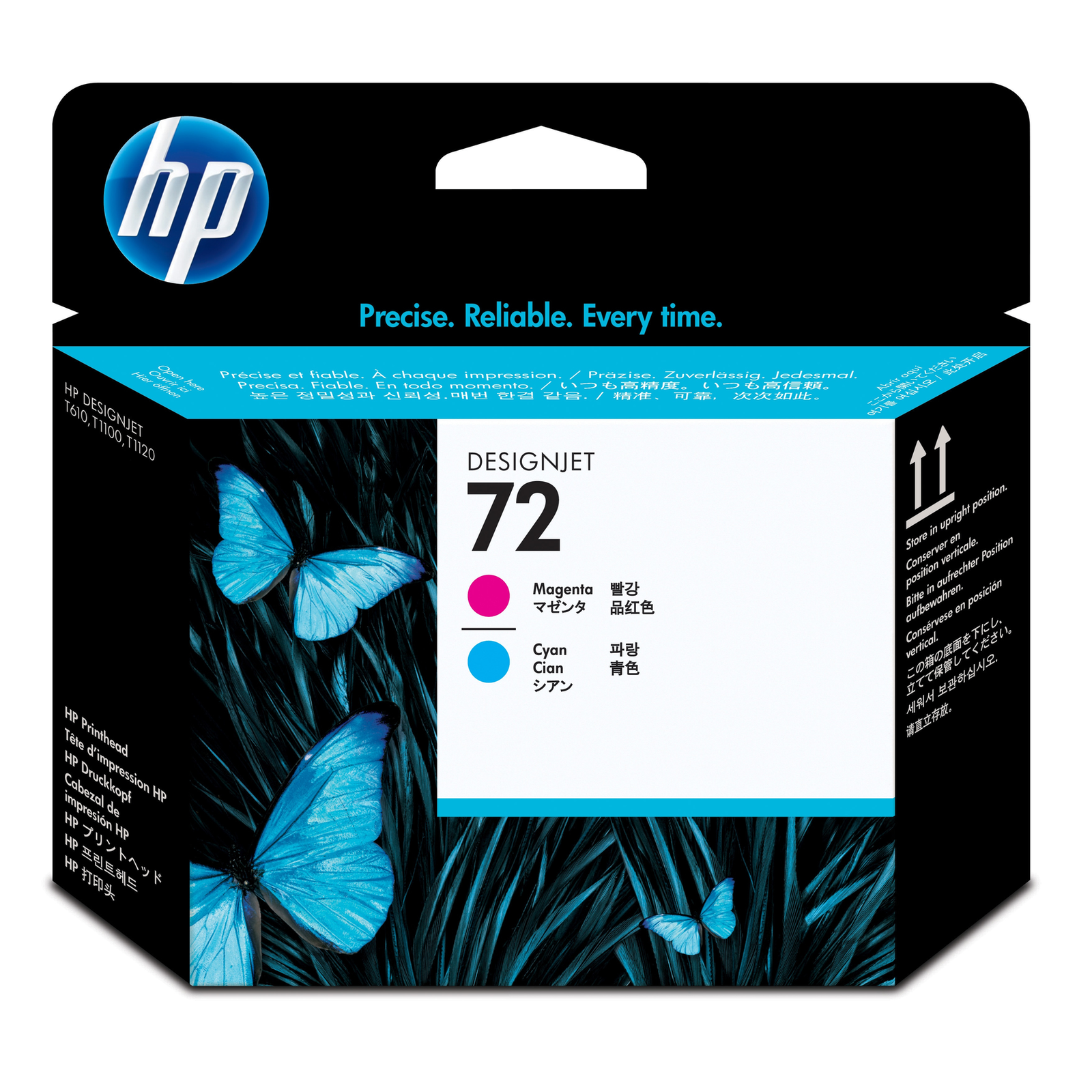 HPI DRUCKKOPF NR72 magenta/cyan