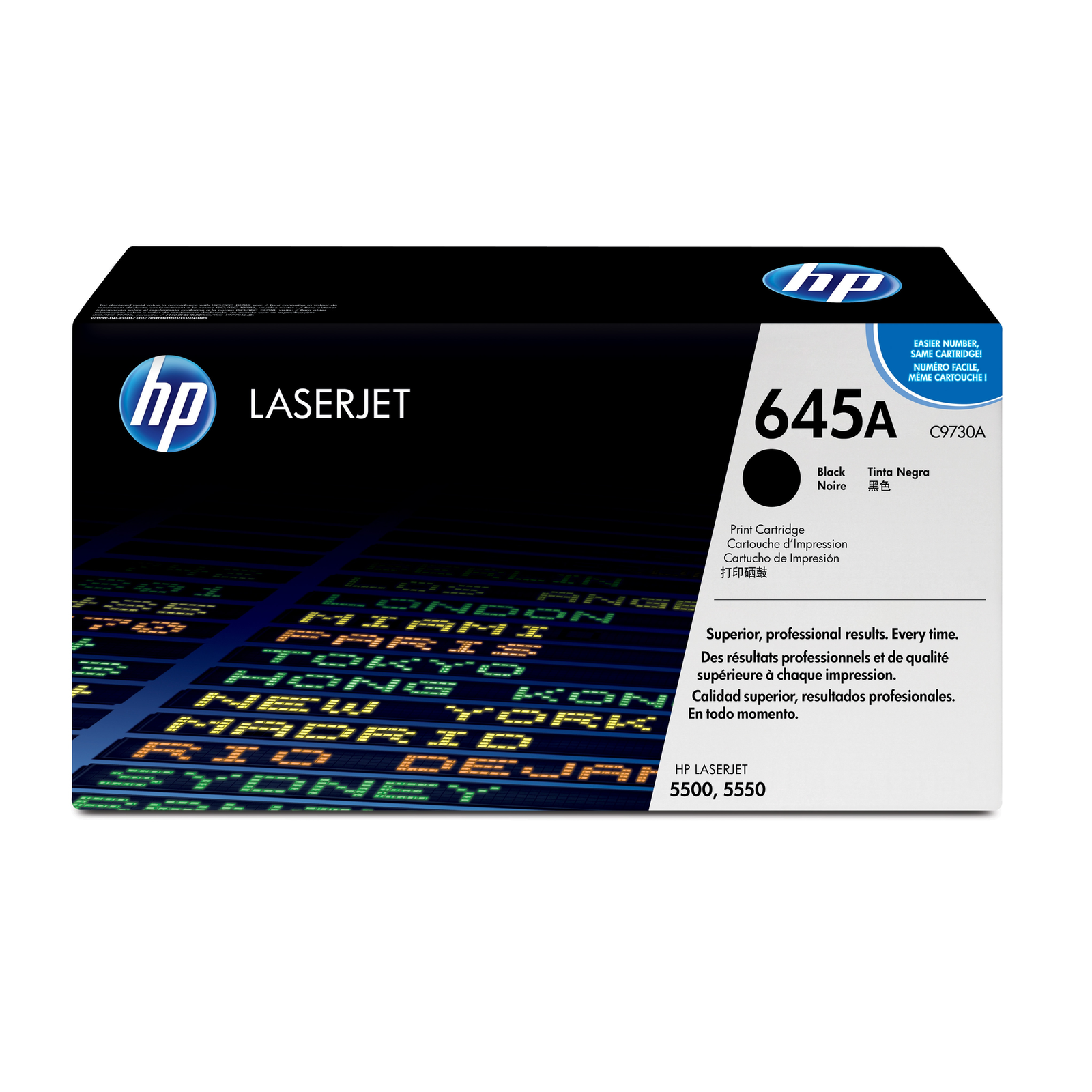 HPI 645A Black Original LaserJet Toner Cartridge (C9730A)