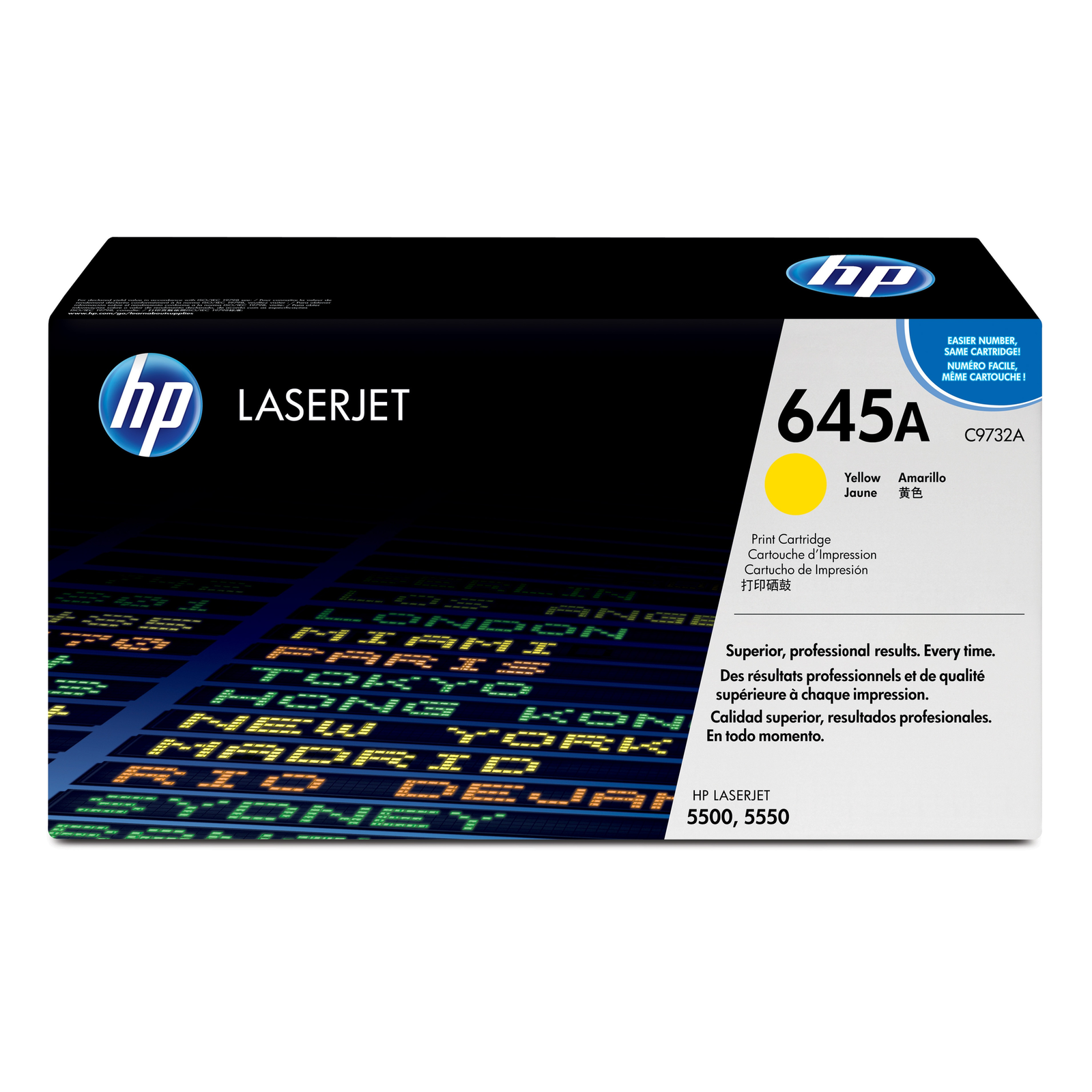 HP 645A Yellow Original LaserJet- Toner Cartridge (C9731A)