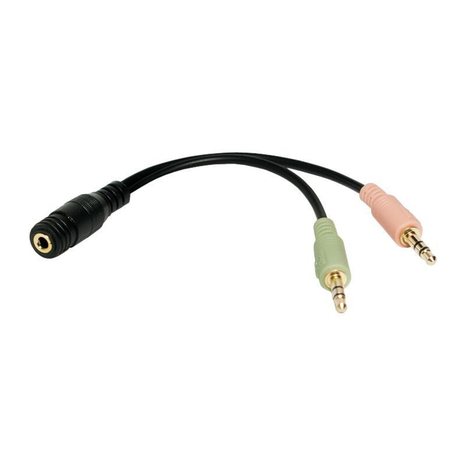 LogiLink CA0020 Jack Audio Adapter (1x 3.5 Mm Jack Socket 2x 3.5 Mm Jack Plug) Black