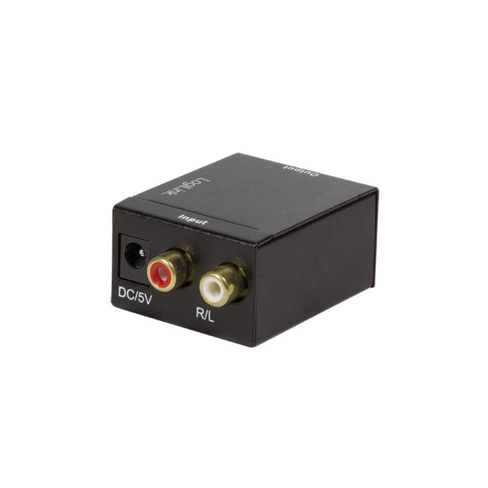 LogiLink CA0102 Toslink RCA Audio Adapter Black