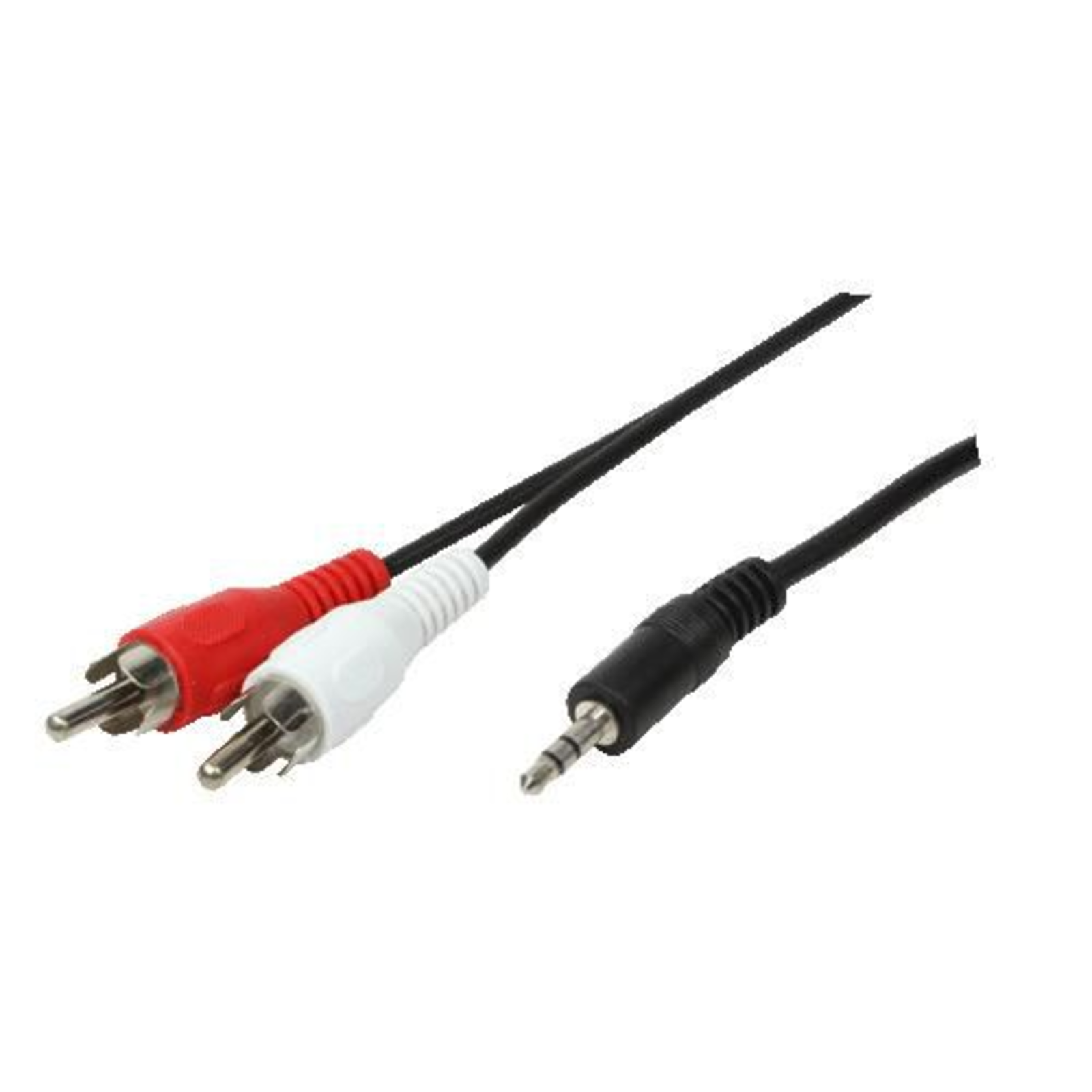 LogiLink CA1043 RCA Jack Audio Connection Cable 5.00 M Black (matte)