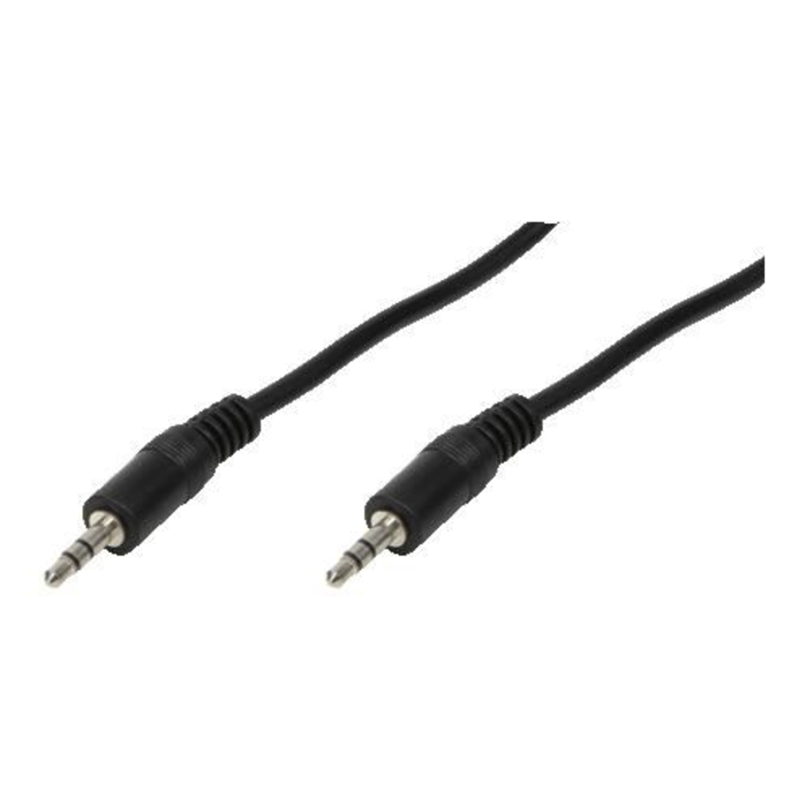 LogiLink CA1048 Jack Audio Connection Cable 0.20 M Black (matte)