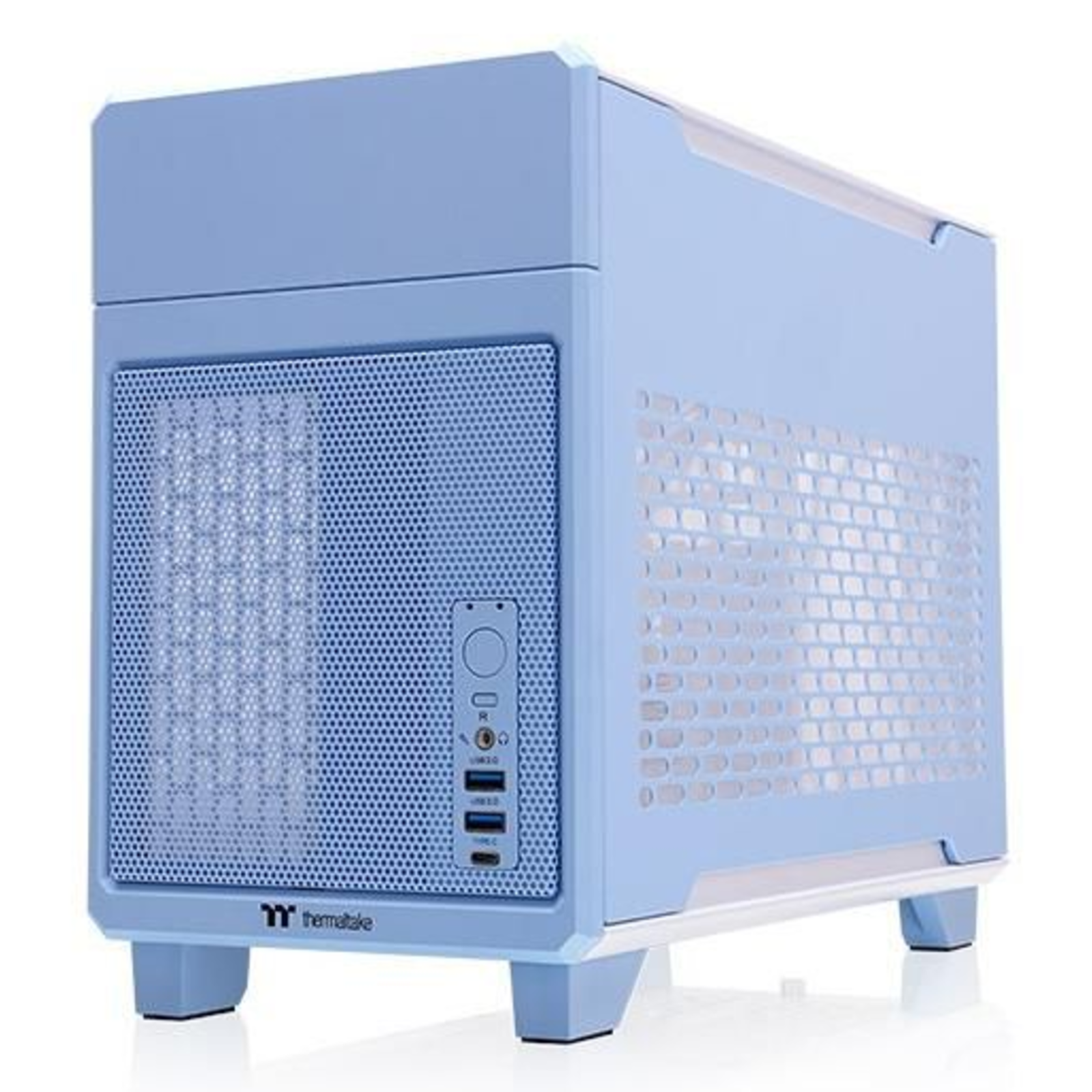 Thermal Grizzly Thermaltake TR100 Hydrangea Blue PC Case
