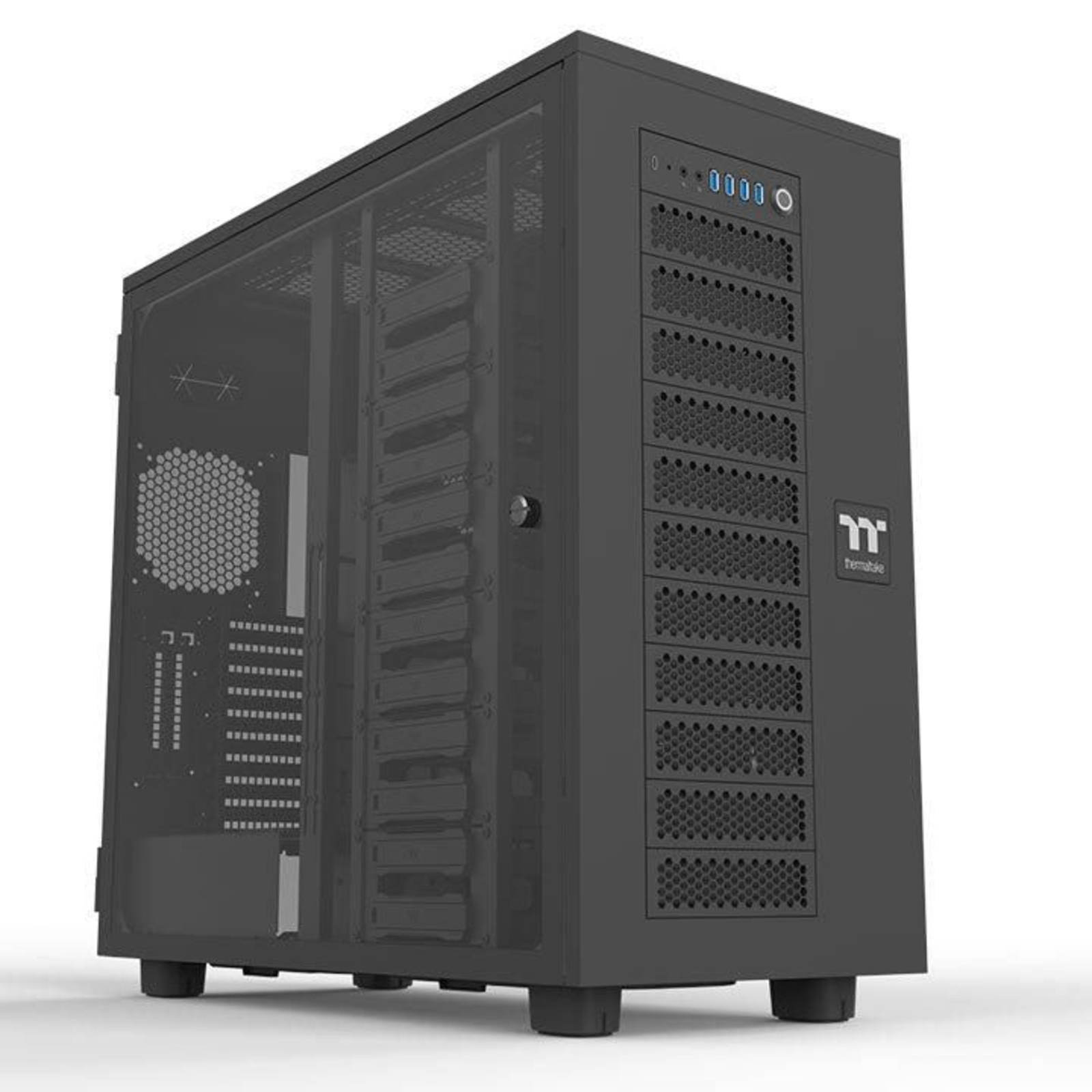 Thermaltake AX700 Grand Tour E-ATX Case with Glass Panel (Black)