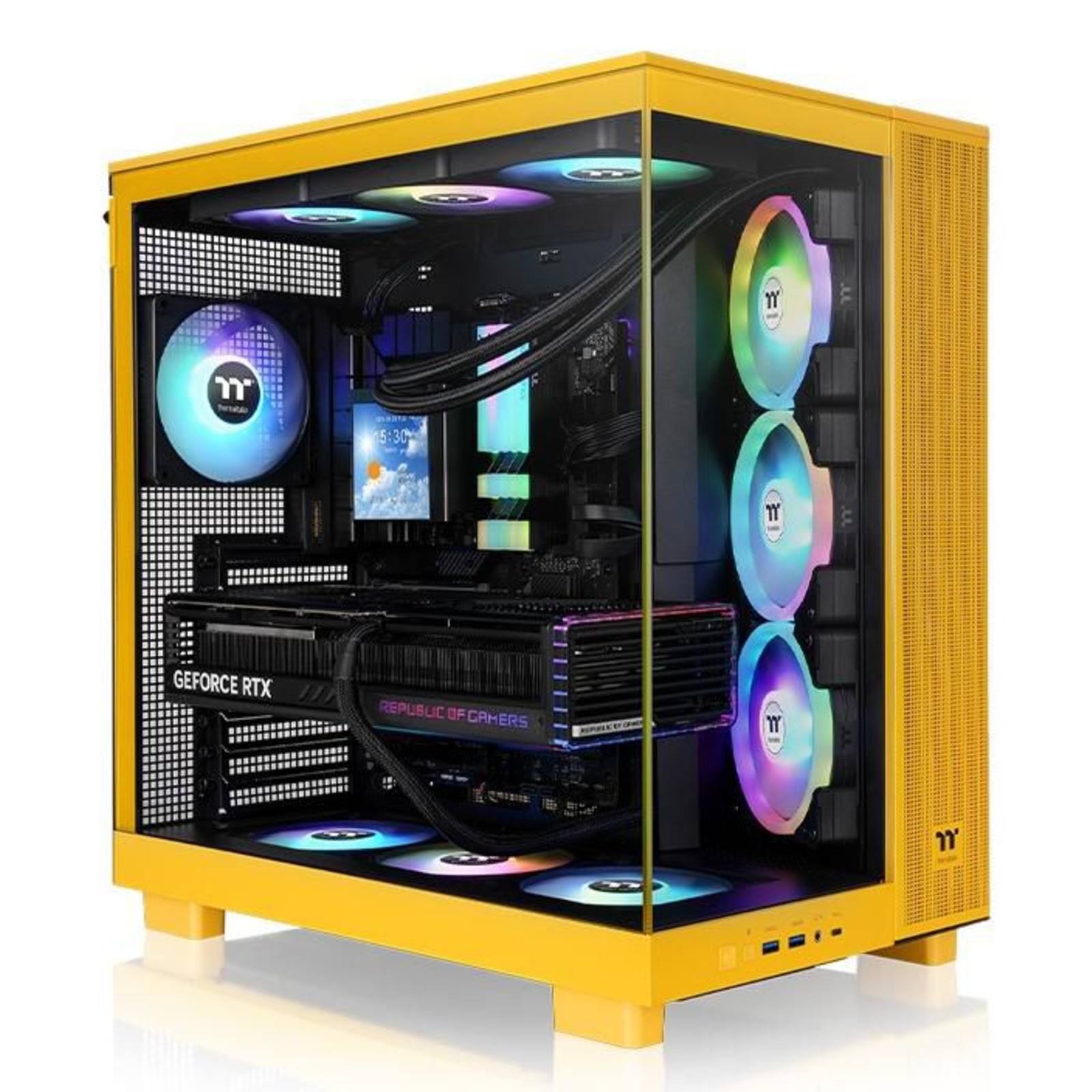 Thermaltake View 380 XL TG ARGB Bunblebee Dark Yellow
