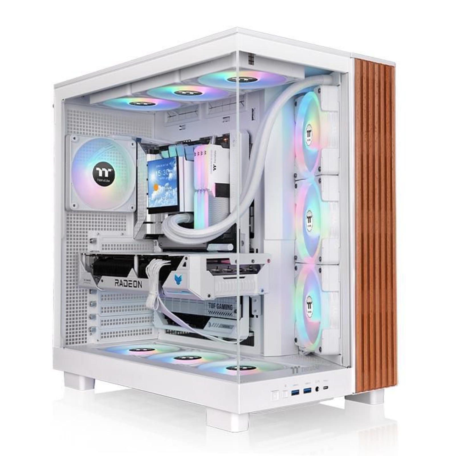 Thermaltake Geh View 380 XL WS Midi Tower InchARGB Snowinch White Retail