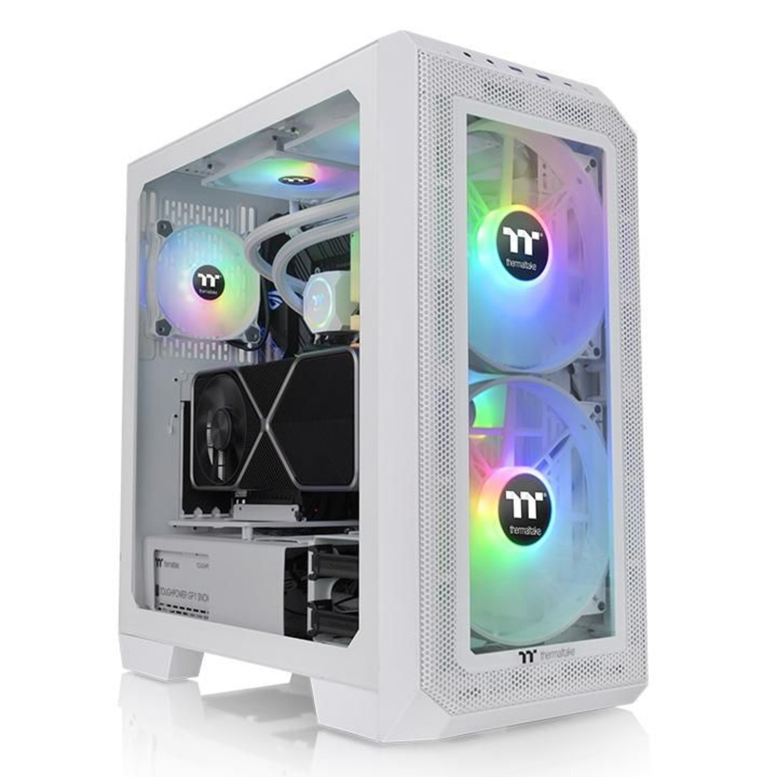 Thermaltake View 300 MX White Tempered Glass