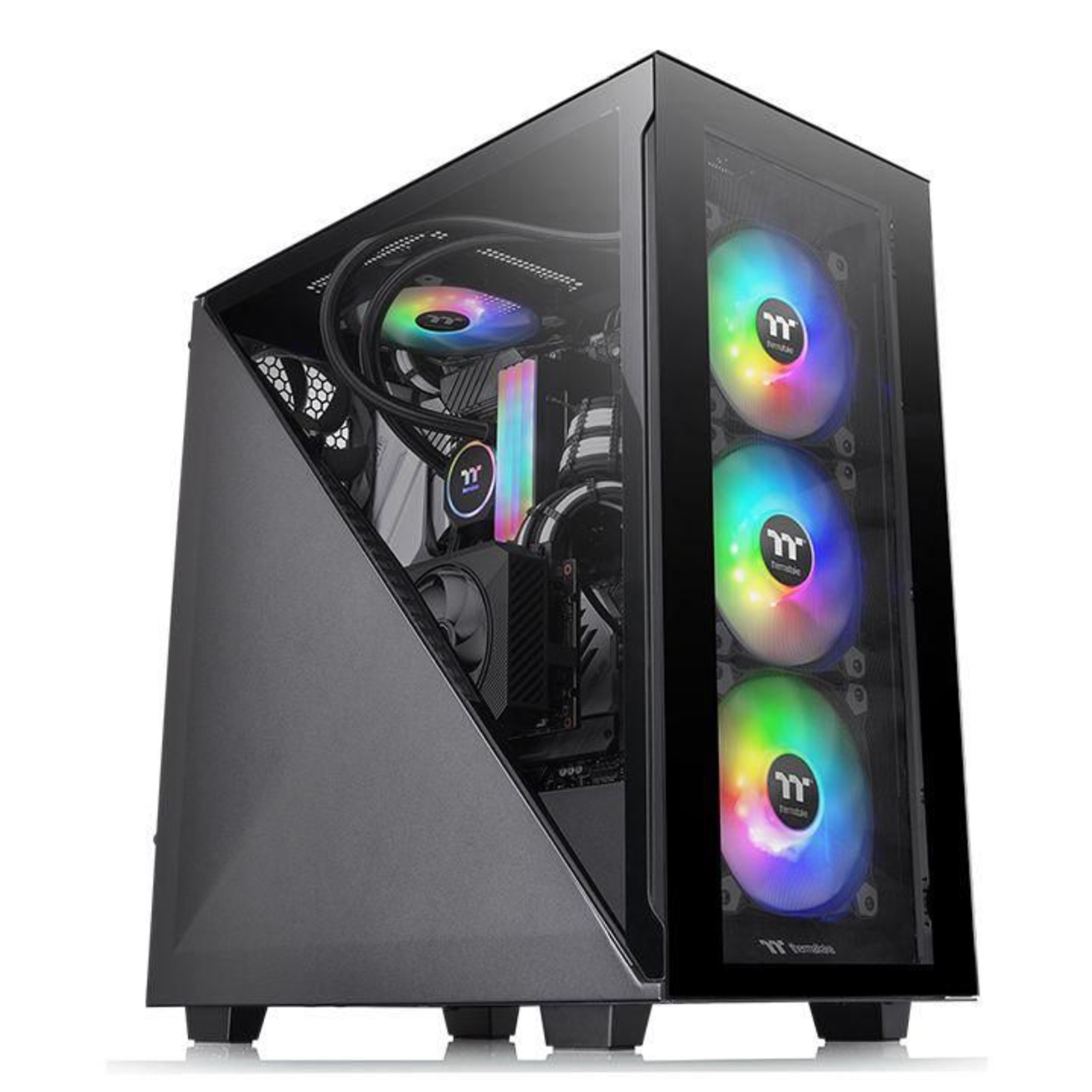 Thermaltake Divider 300 TG Black Tempered Glass