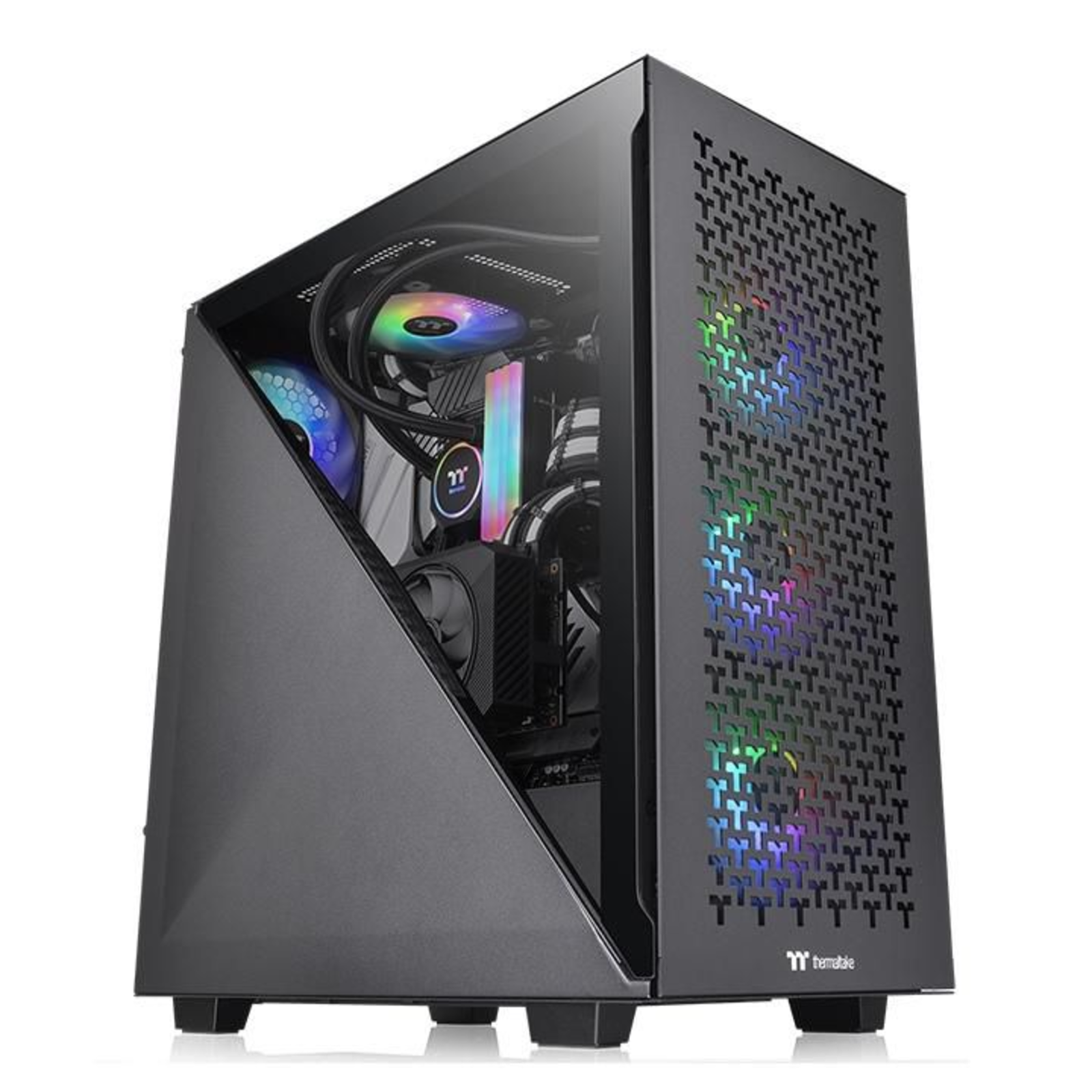 Thermaltake Divider 300 TG Air Black Tempered Glass
