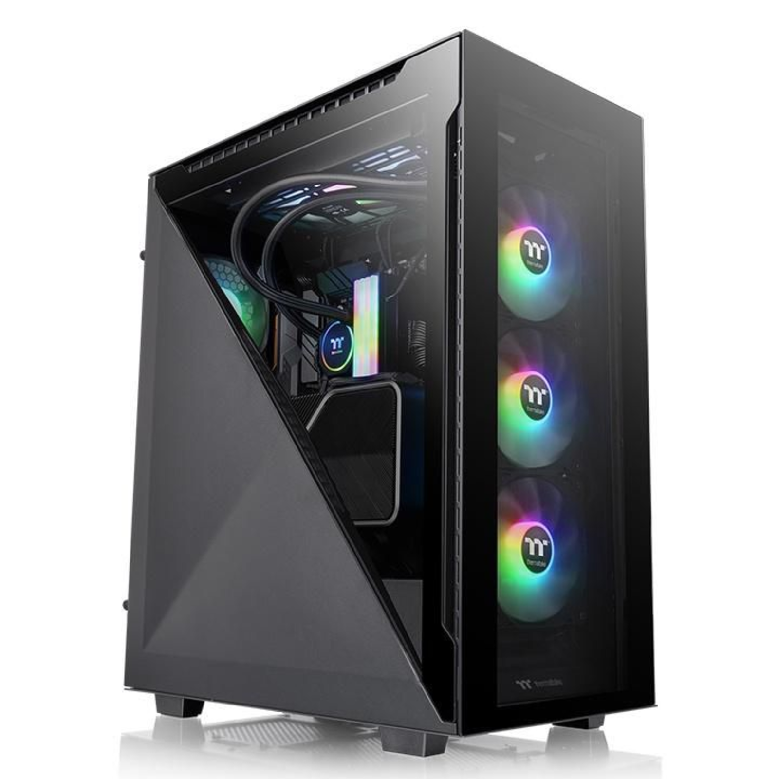Thermaltake Divider 500 TG ARGB Black Tempered Glass