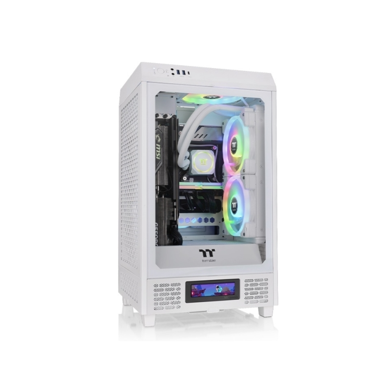 Thermaltake The Tower 200 Snow PC Case Mini-ITX
