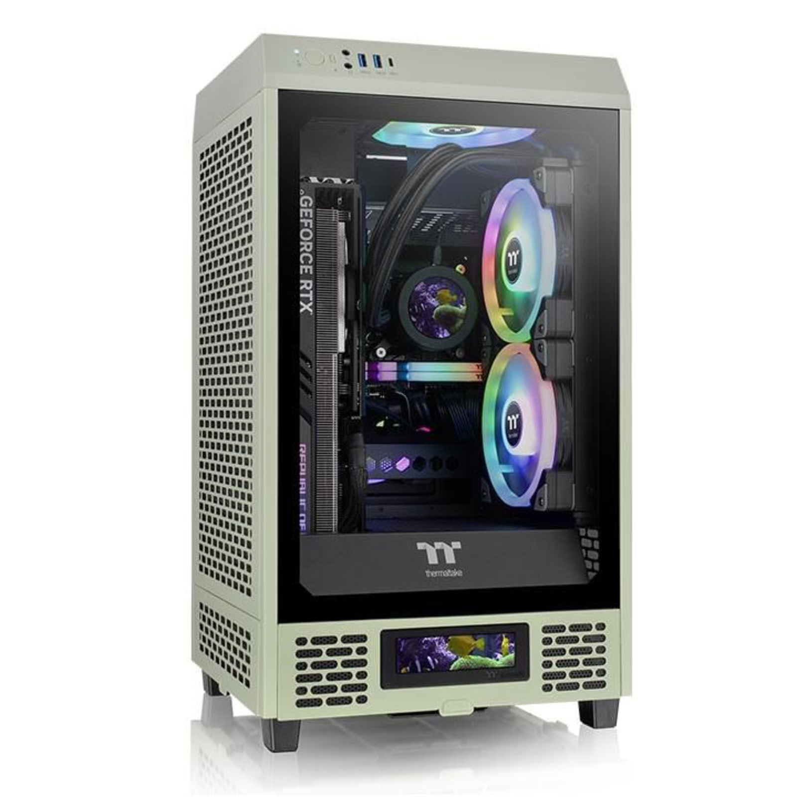 Thermaltake The Tower 200 Matcha Green PC Case