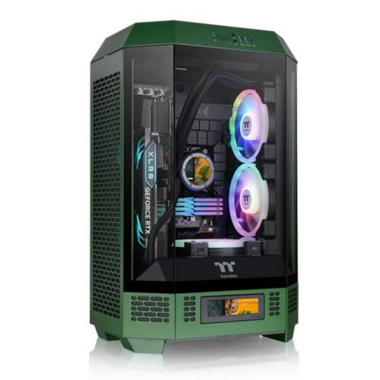 Thermaltake The Tower 300 Racing Green PC Case