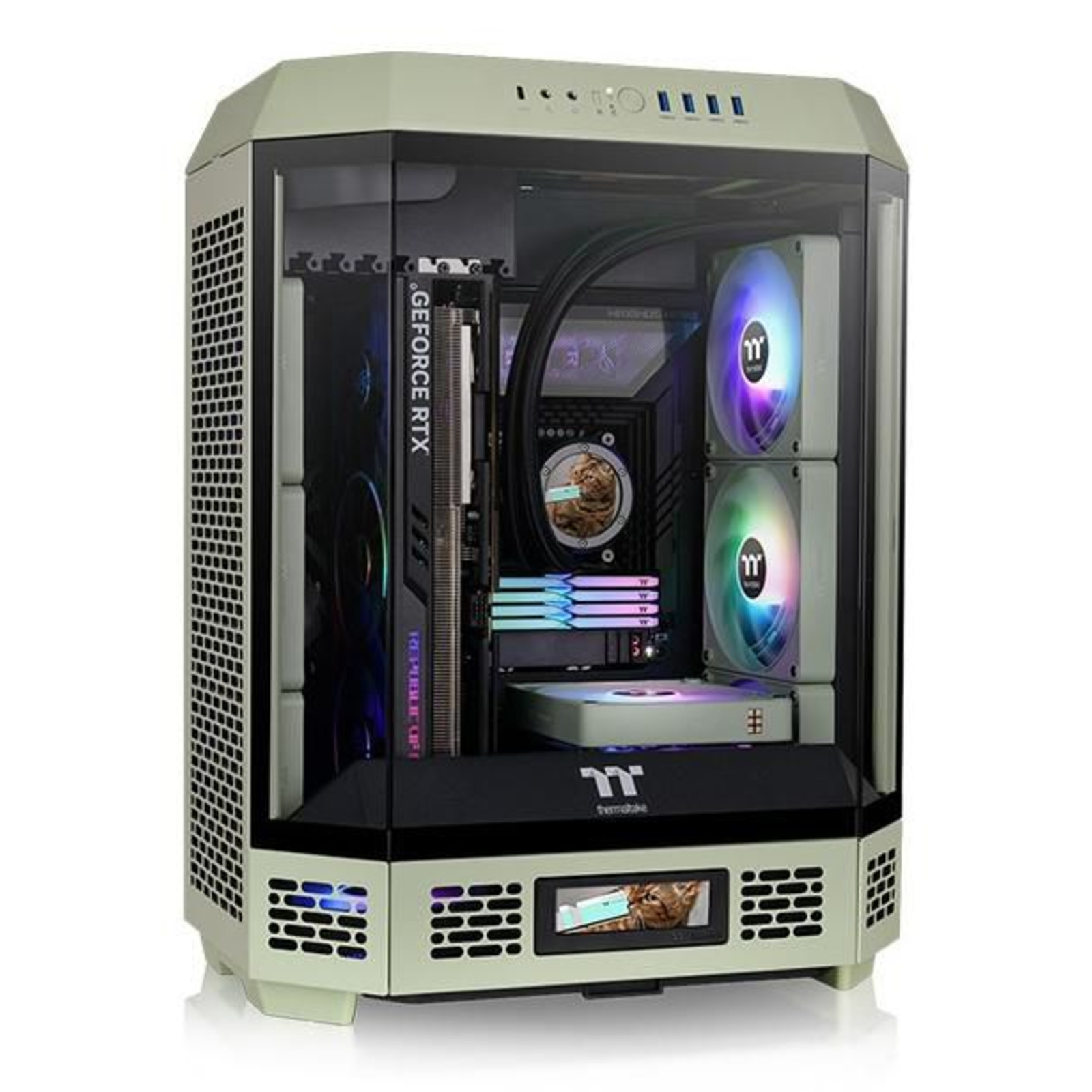 Thermaltake The Tower 600 Matcha Green PC Case
