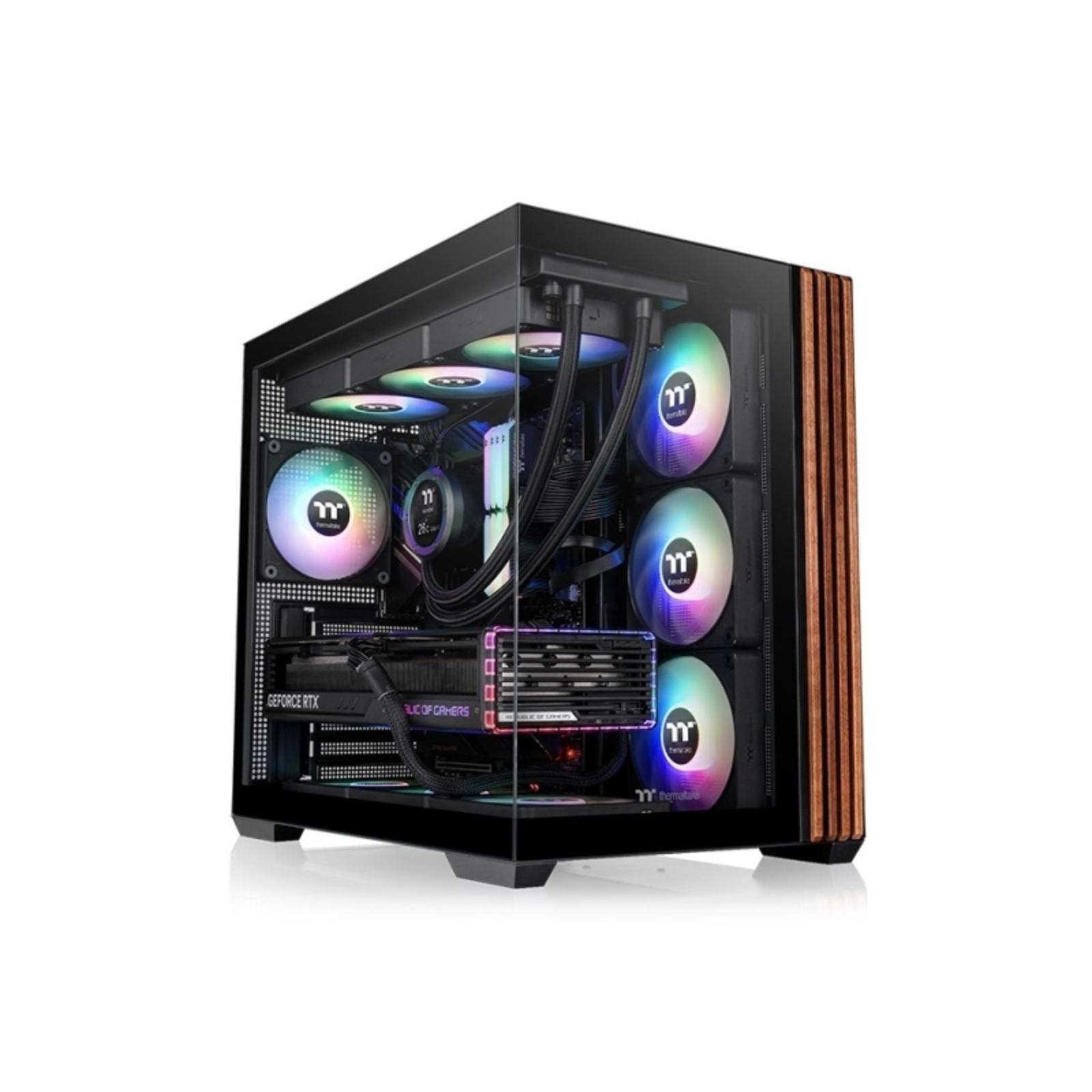 Thermaltake Geh View 380 WS Midi Tower InchARGBinch Black Retail