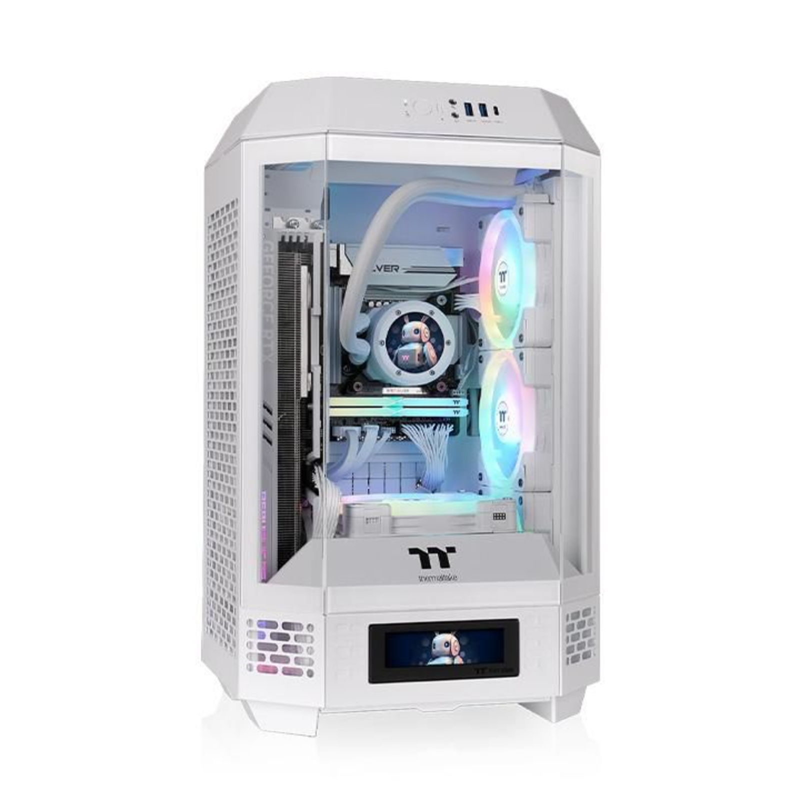 Thermal Grizzly Thermaltake The Tower 250 Snow White PC Case