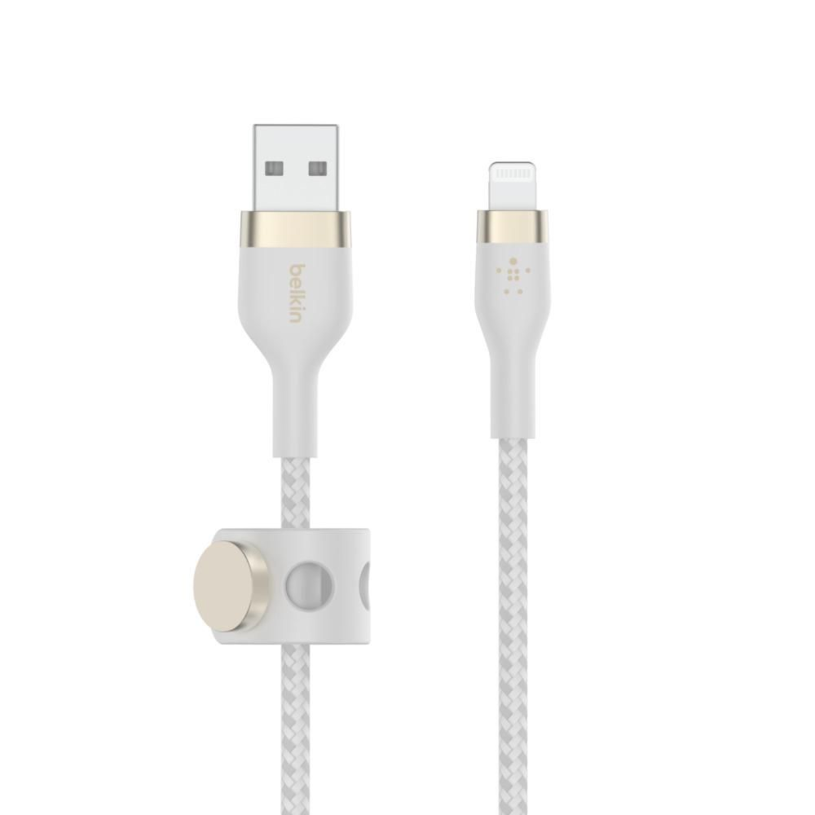 Belkin Cable USB-A to LTG BRAIDED SILICONE 1M WHITE