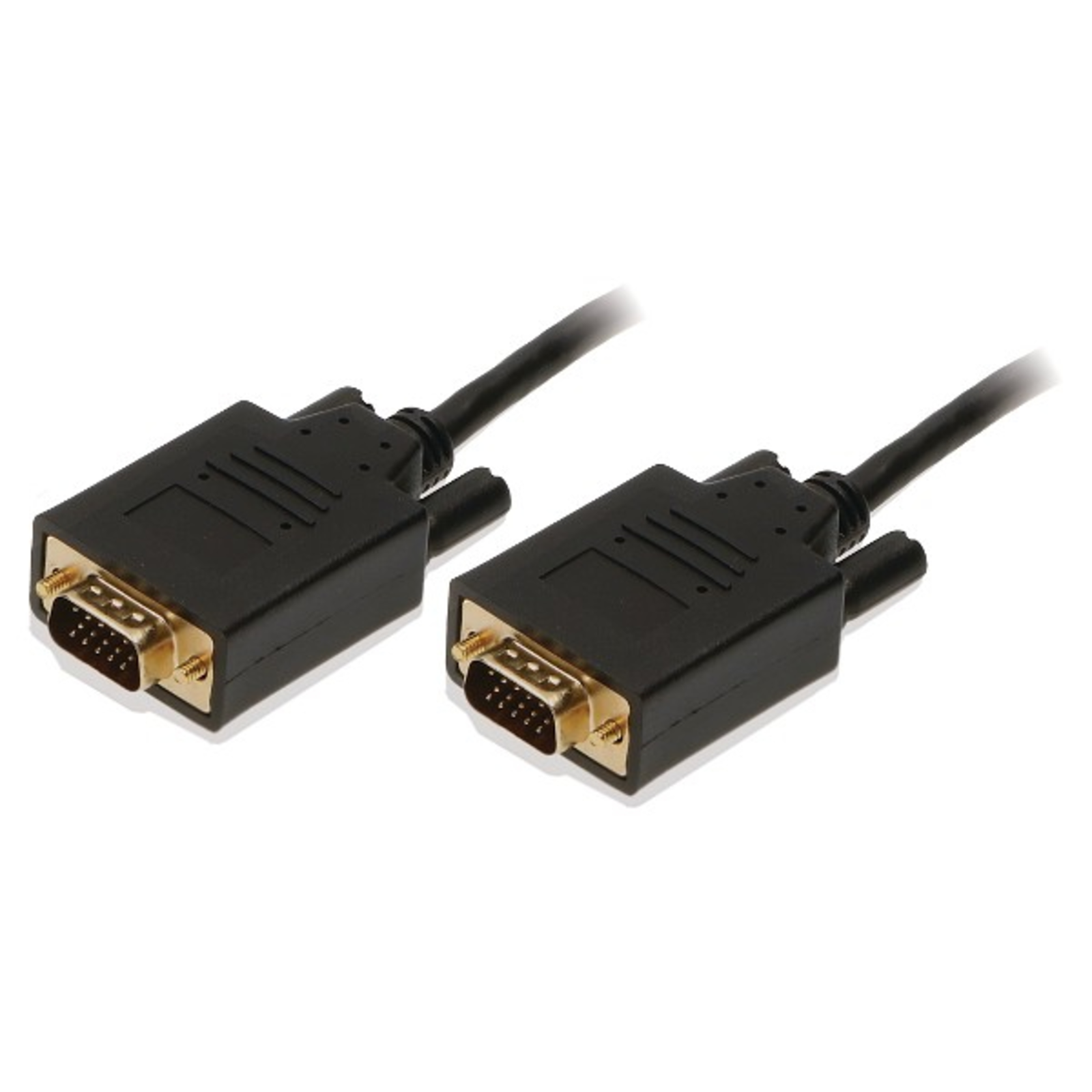 2-POWER CAB0050A 2 M VGA (D-Sub) VGA (D-Sub) Male Male Black