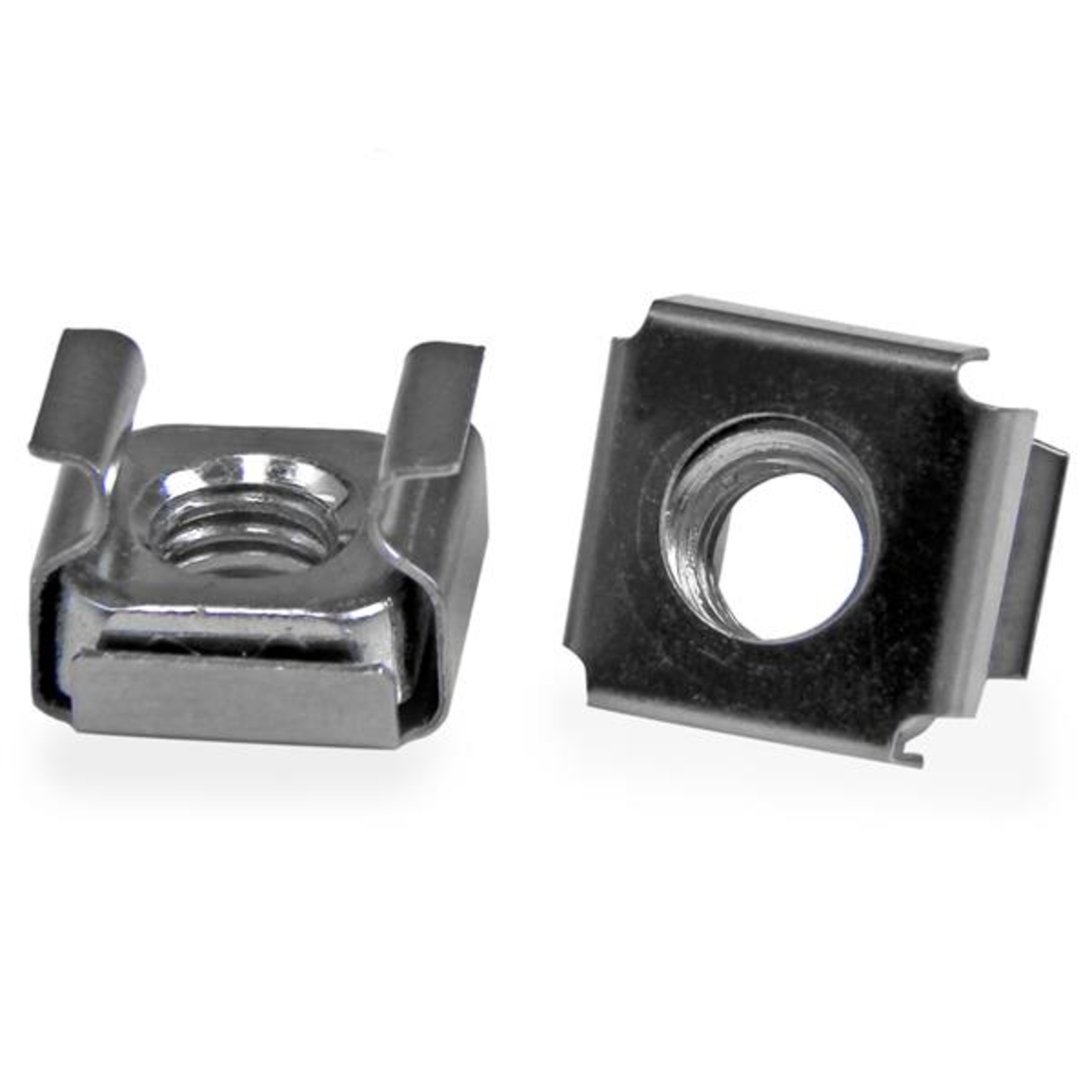 StarTech.com Cage Nut M6 for Server Rack Cabinet Pack of 50 Cage Nut Stainless Steel