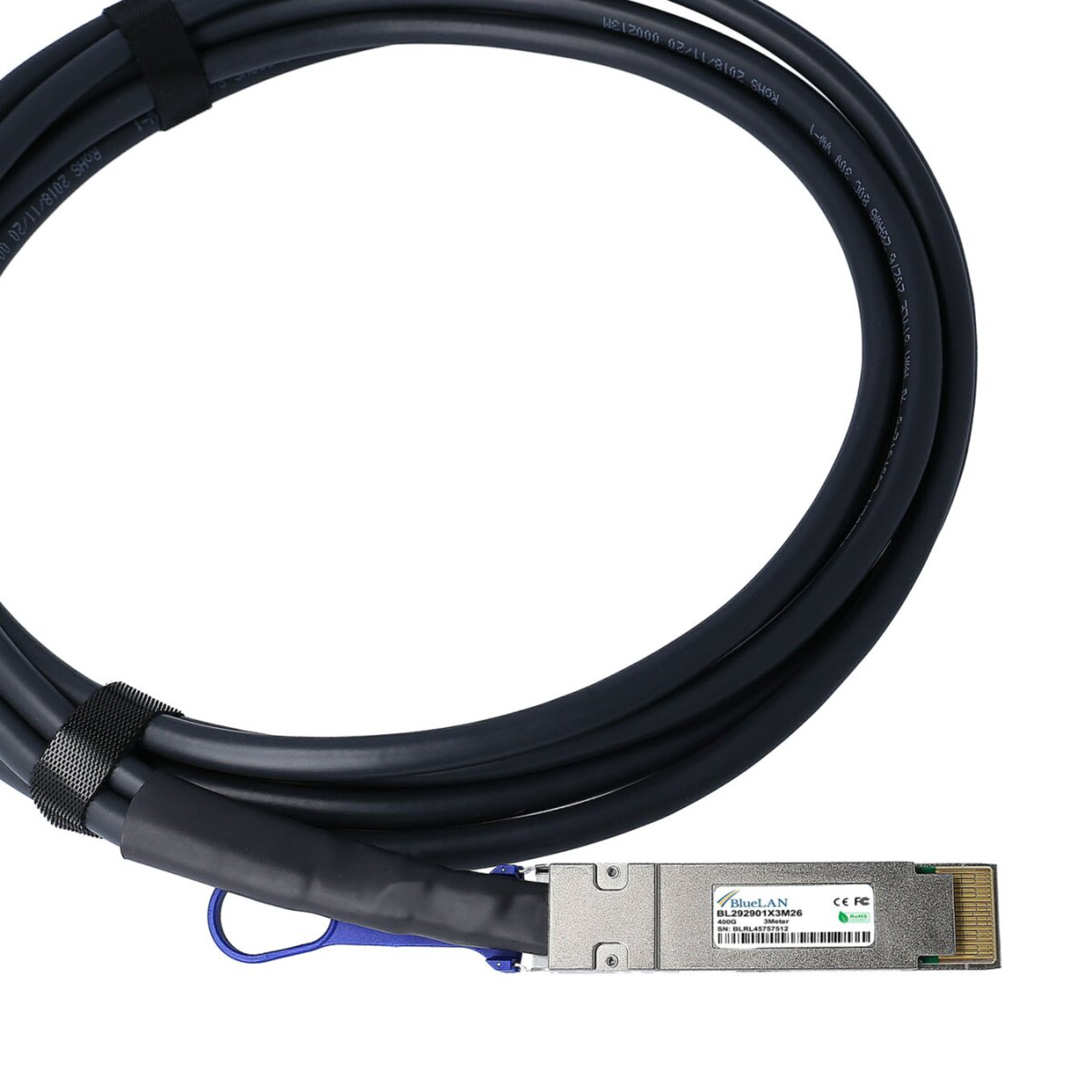 BlueOptics Arista Networks CAB-D-D-400G-1M Compatible BlueLAN DAC QSFP-DD BL292901X1M26