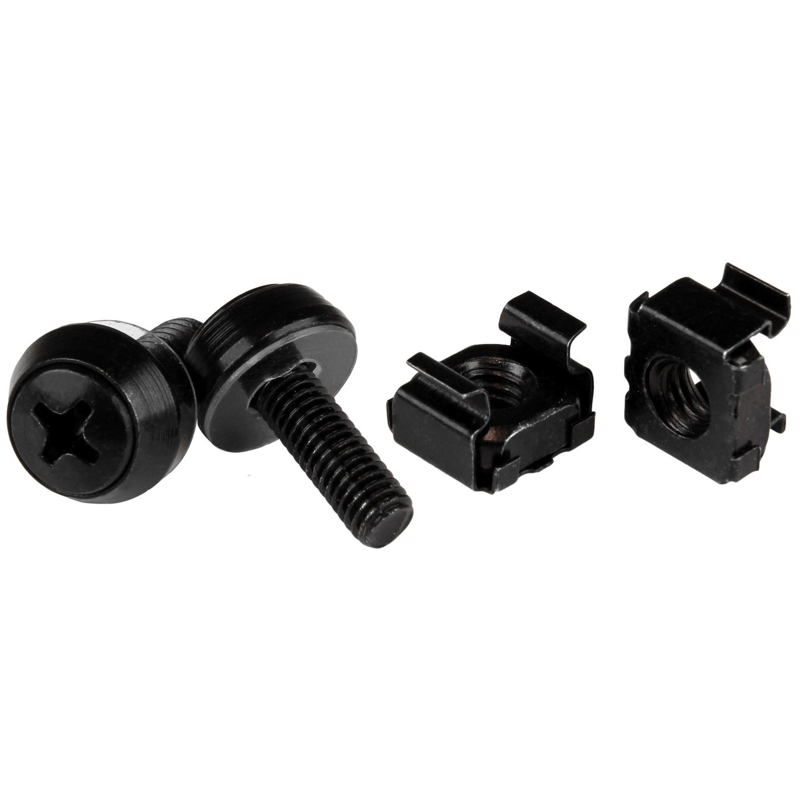 StarTech.com 50 Pcs 10-32 Server Rack Cage Nuts And Bolts with Washers
