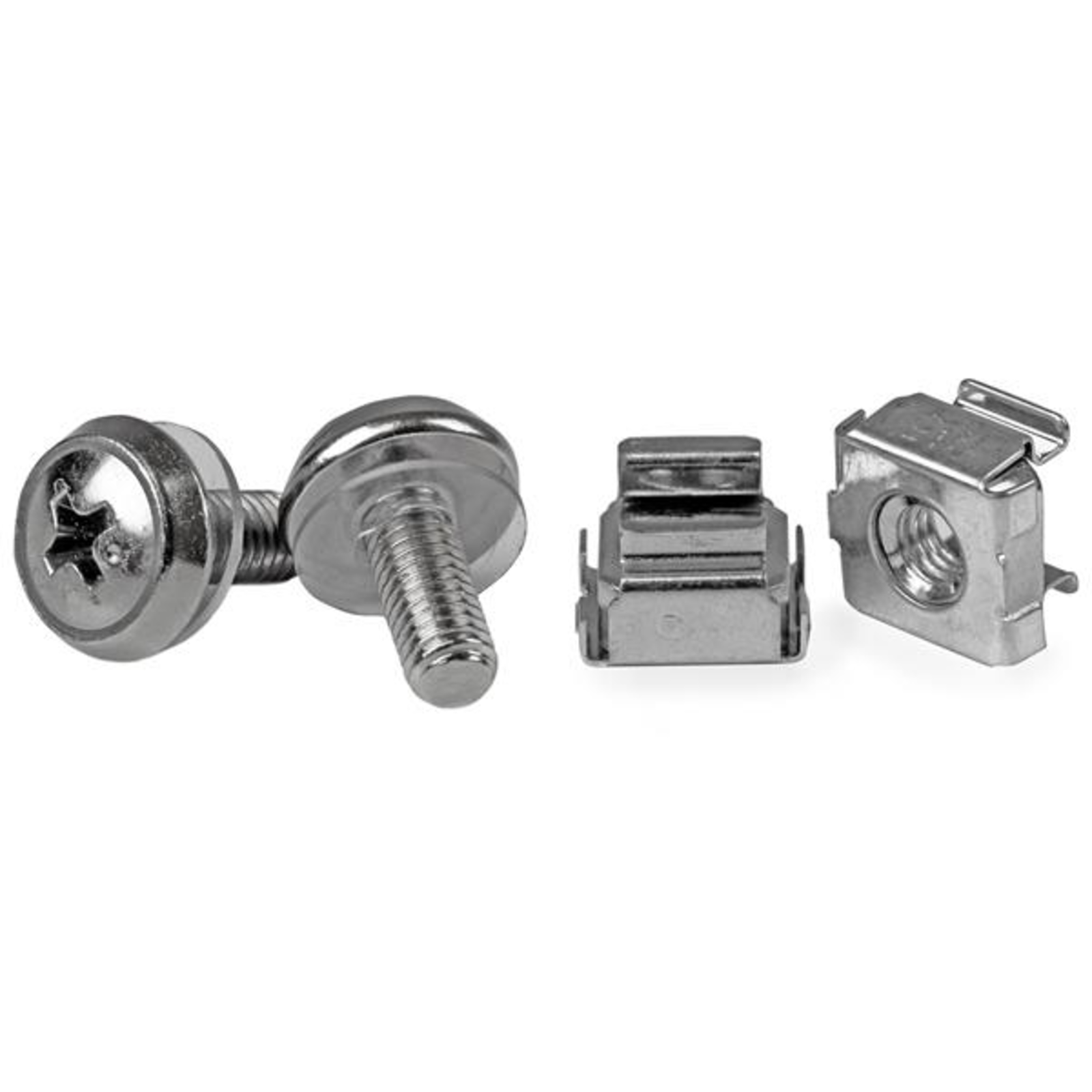 StarTech.com M5 Mounting Screws And Cage Nuts for Server Cabinet Rack 50 Pcs Screw