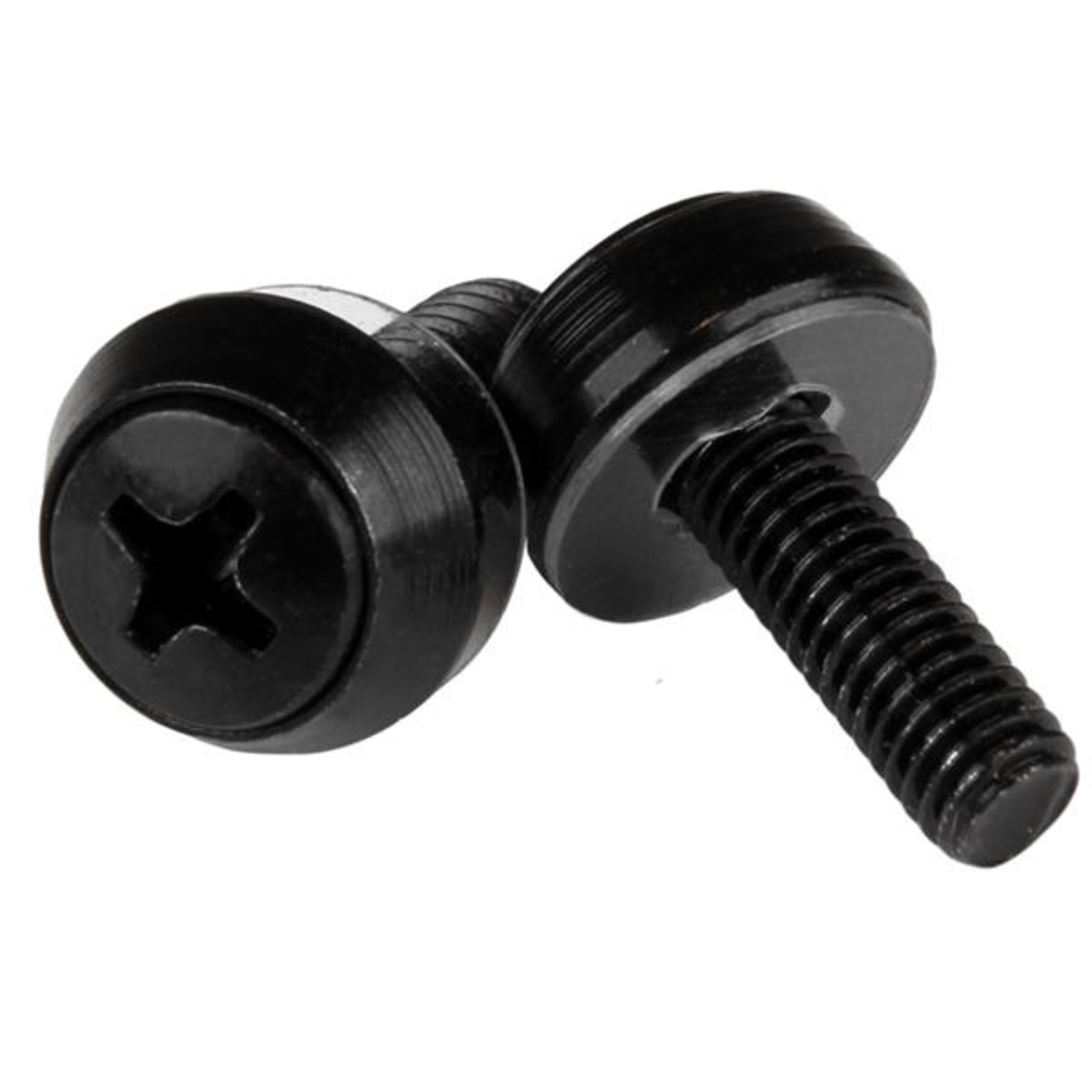 StarTech.com M5 X 12mm Mounting Screws Pack of 50 Black Screw Steel Sheet Metal