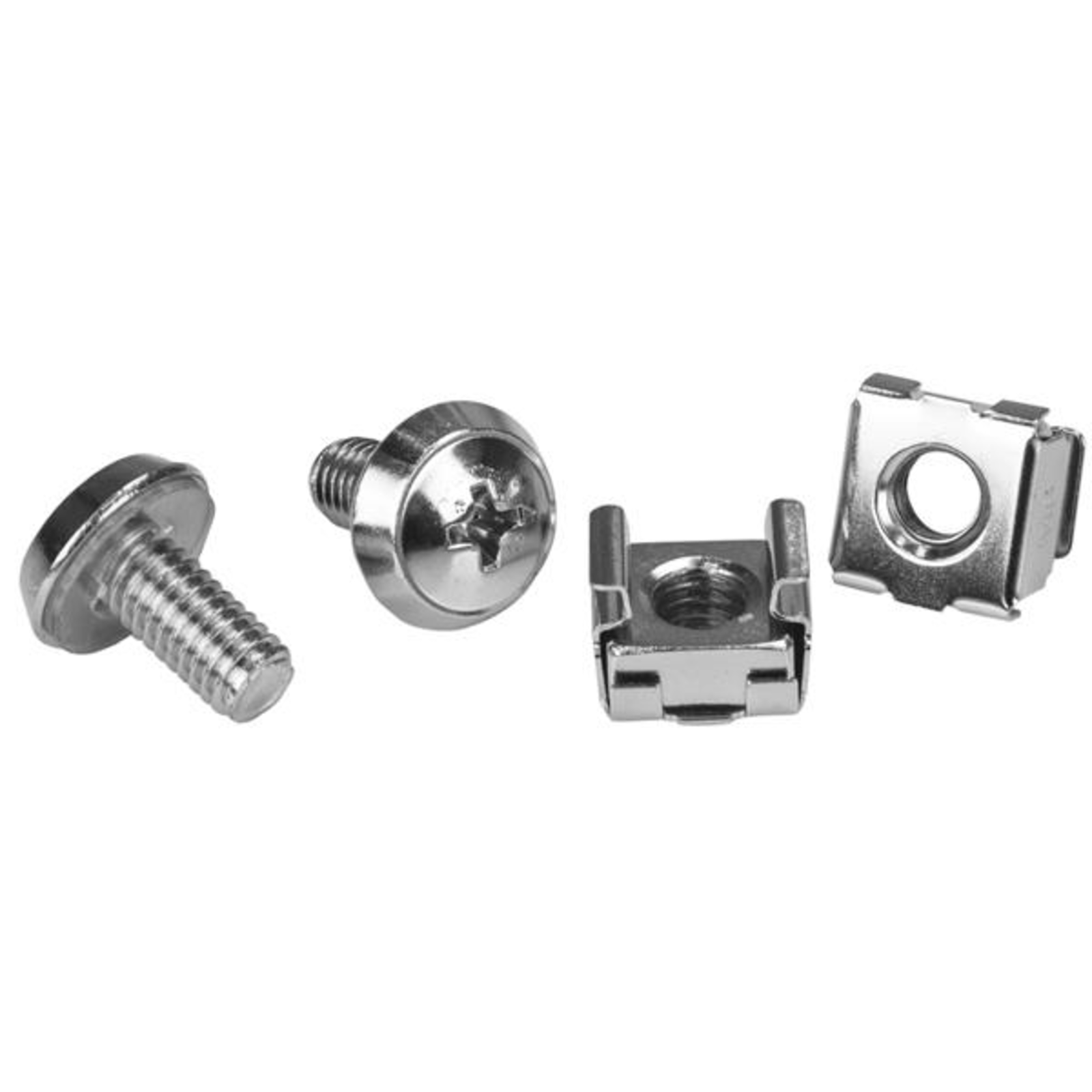 StarTech.com M6 Rack Screws And M6 Cage Nuts 20 Pack Screw Silver RoHS 210 G 20 Pcs.