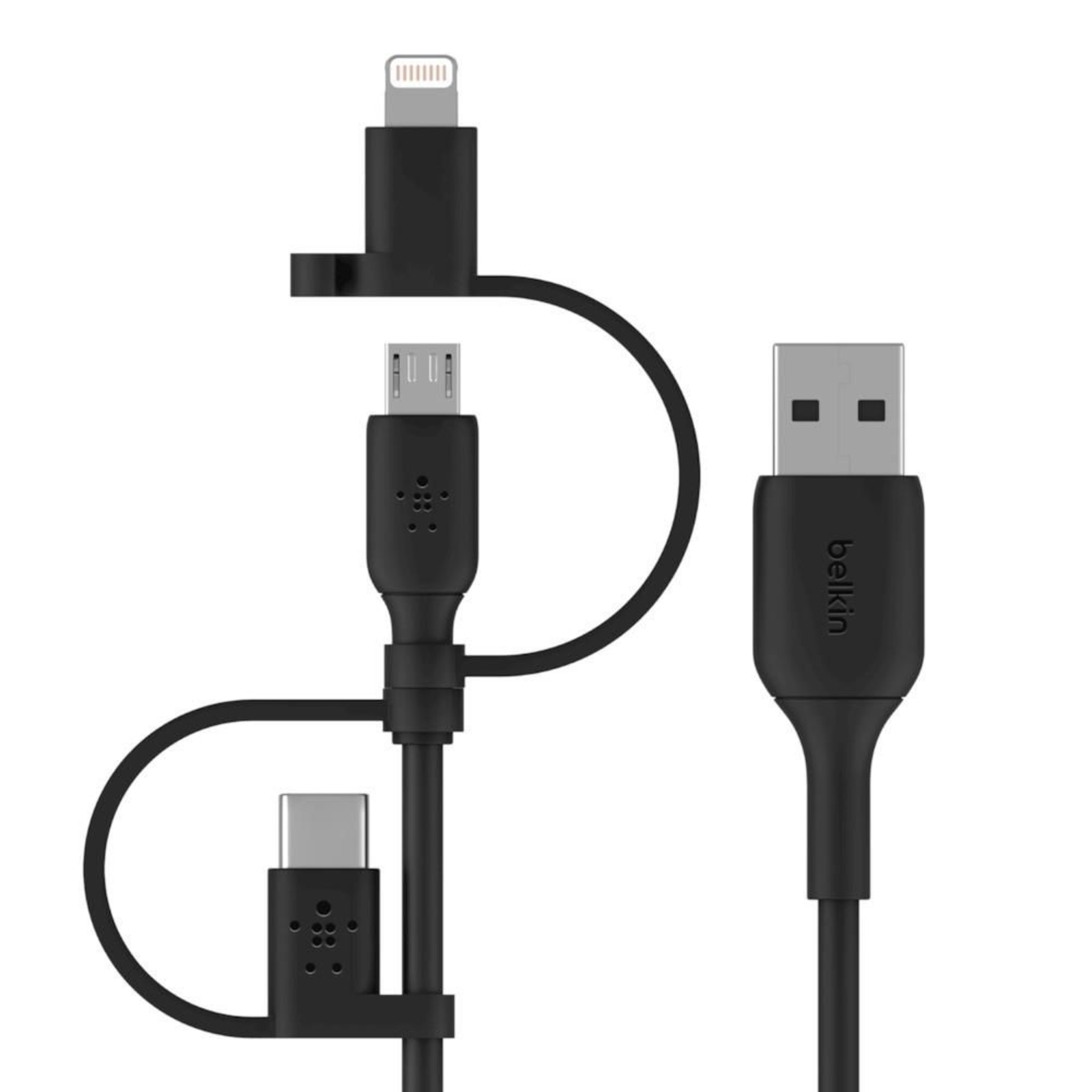 Belkin Cable 3IN1 USB-A LTGMICROUSBUSB-C 1M