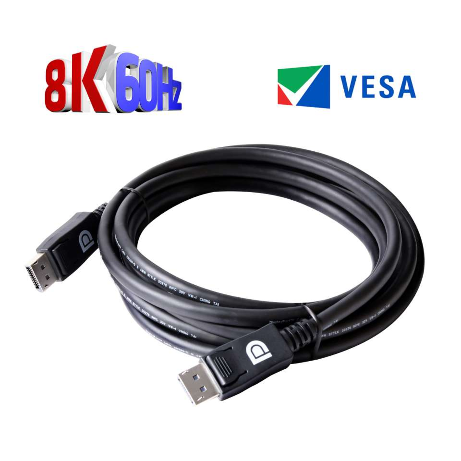 Club 3D 20 Pin Display Port Male to 20 Pin Display Port Male 3 M