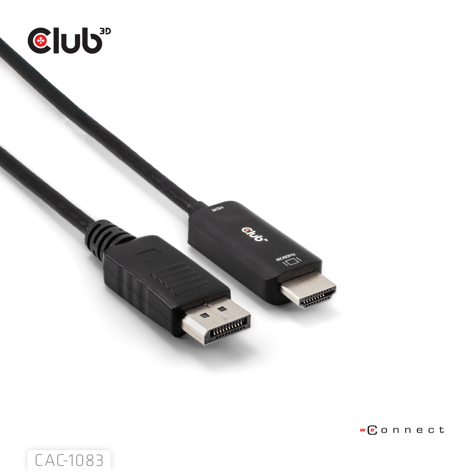 Club3D CAC-1083 DisplayPort to HDMI 2m 4K60Hz 4K60Hz