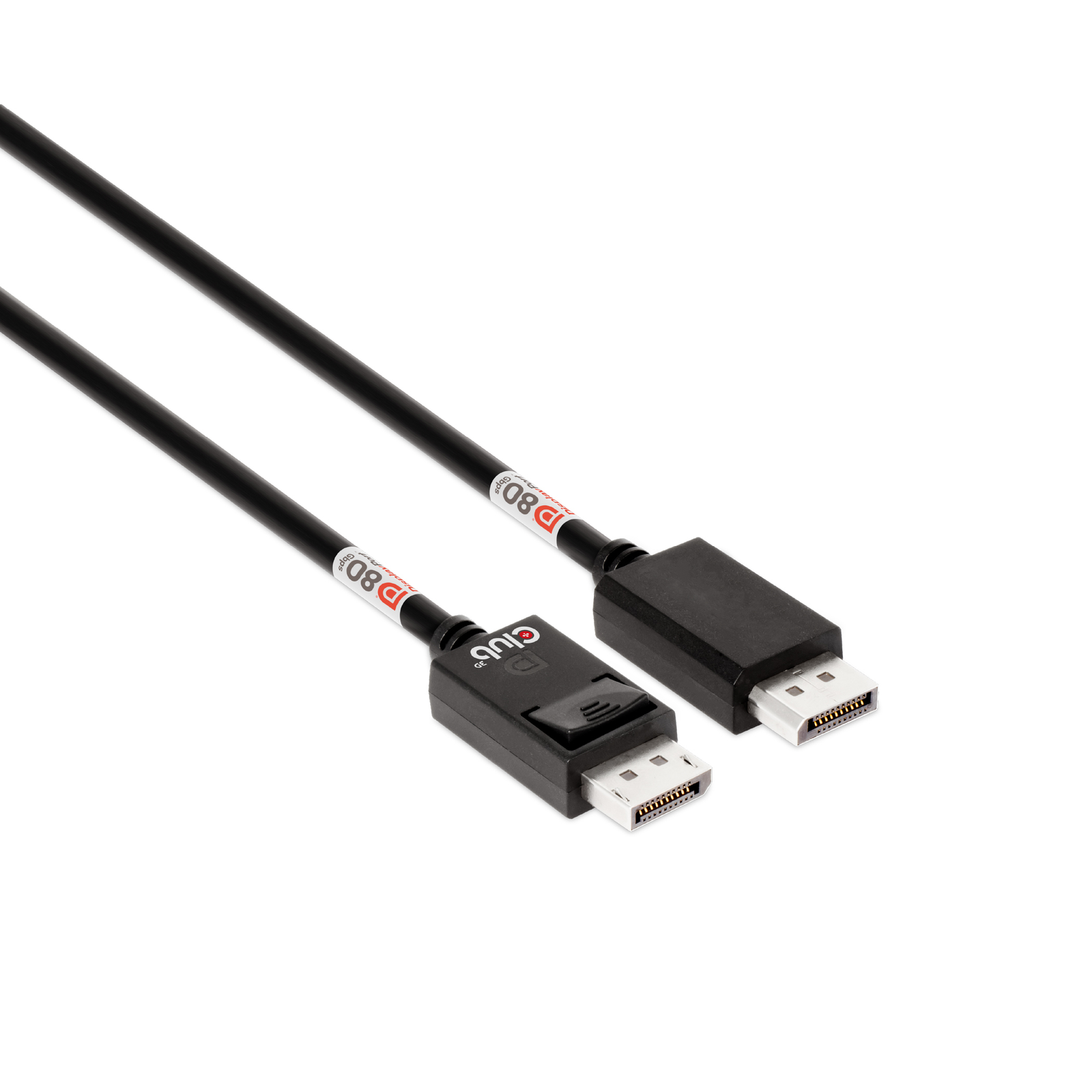Club3D DisplayPort Cable 2.1 DP80 1,6m 10K8K4K StSt Retail