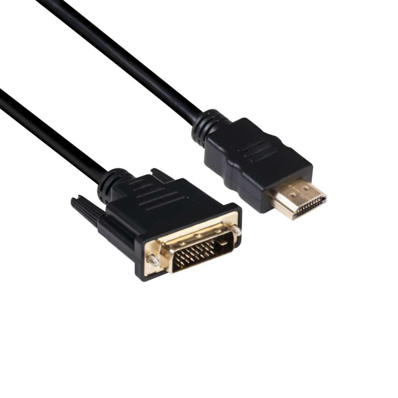 club3D DVI HDMI Adapter Cable DVI-D 24+1-pin Plug HDMI-A 2.00 M Black Flame-retardant