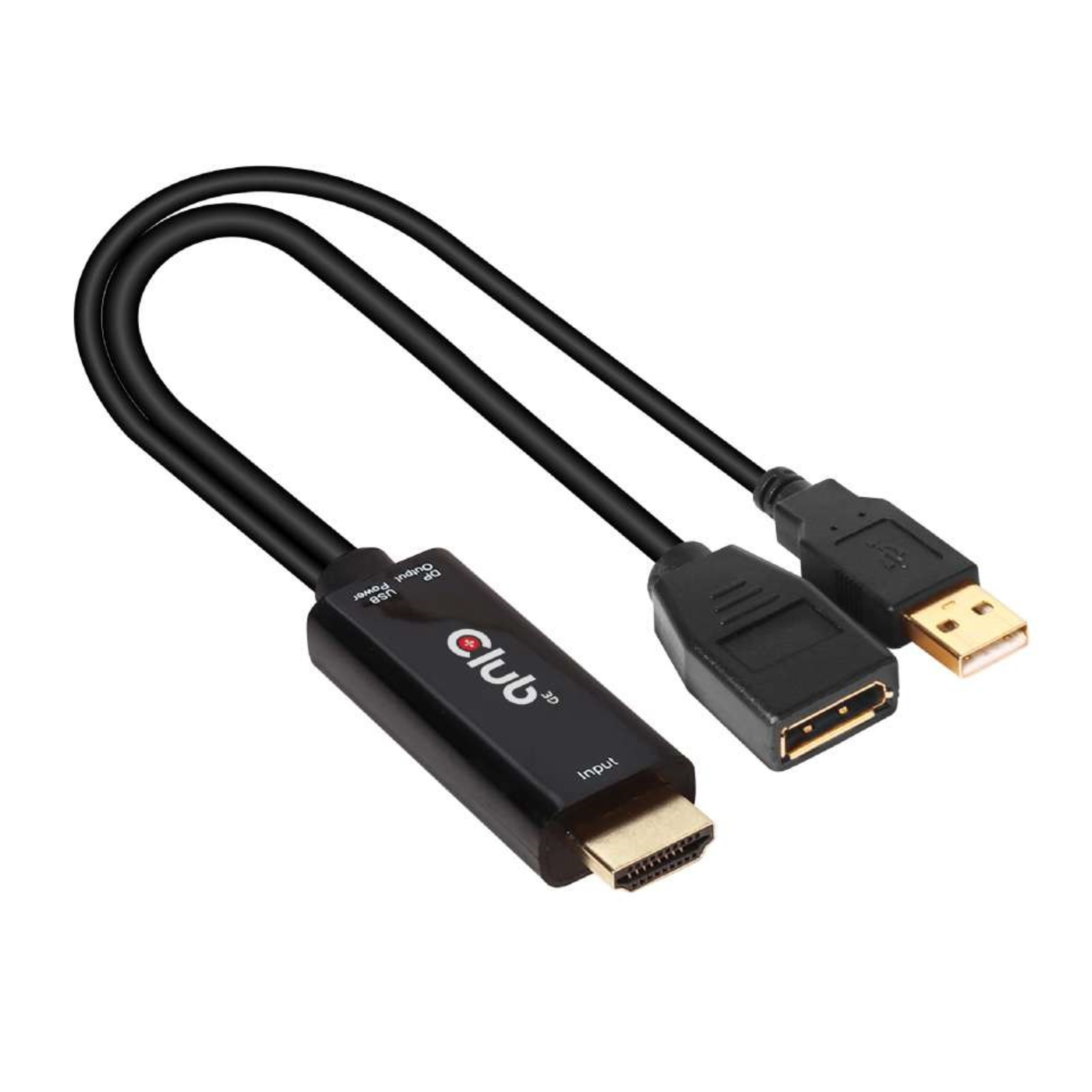 Club 3D Videoadapter Display Port HDMI 25cm