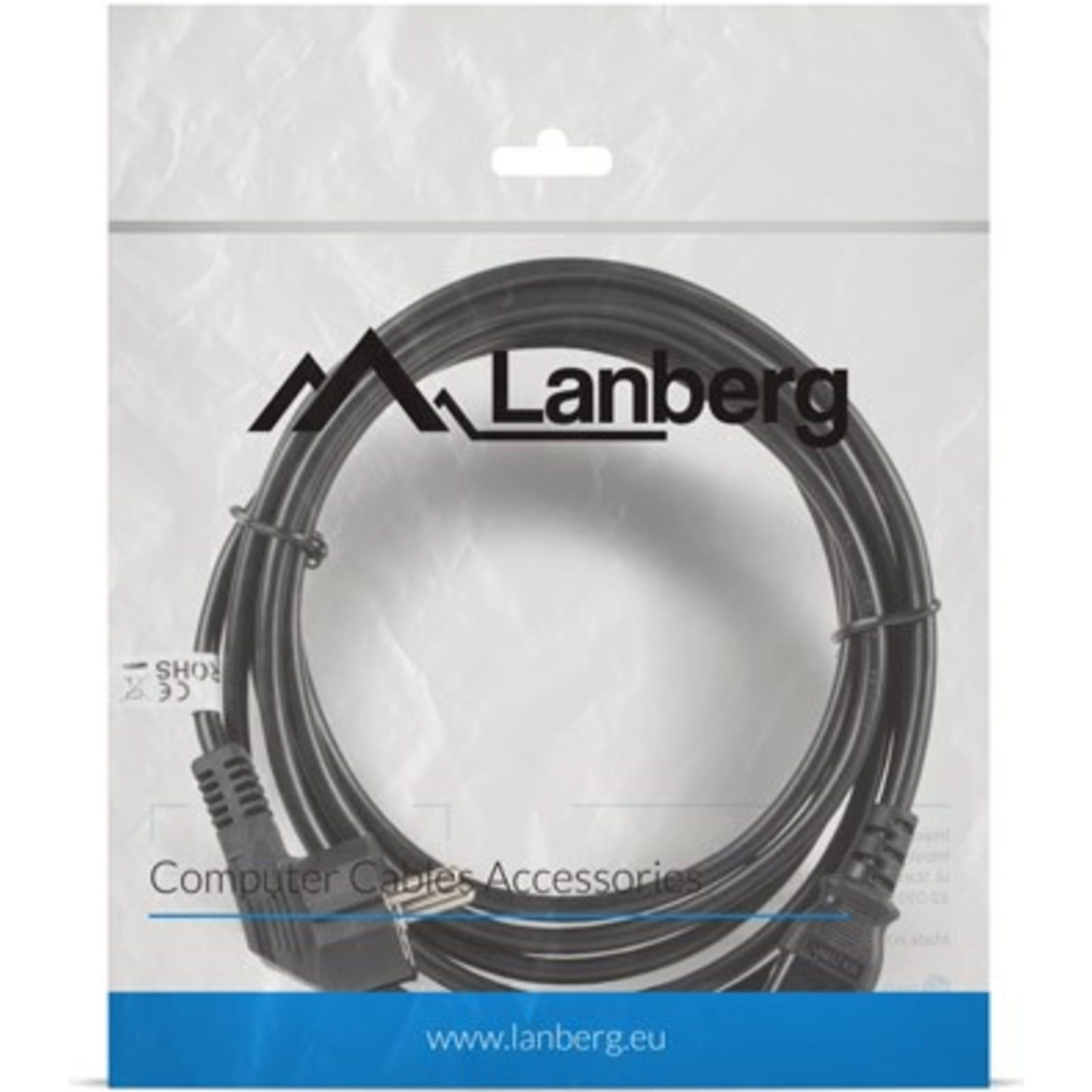 Lanberg CA-C13C-11CC-0030-BK 3 M C13 Coupler CEE7/7