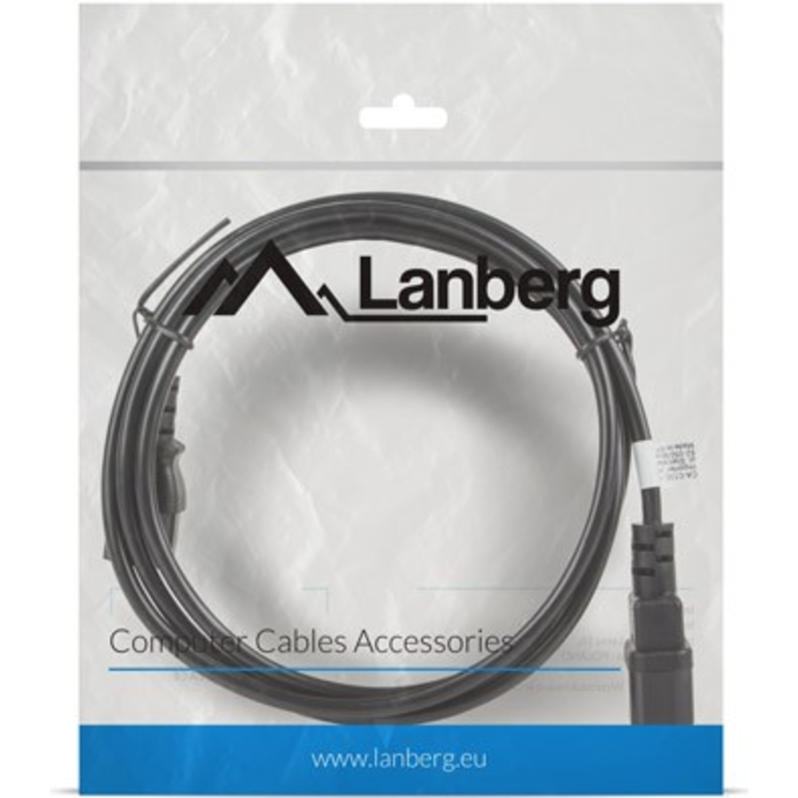 Lanberg CA-C13E-11CC-0018-BK 1.8 M C13 Coupler C14 Coupler