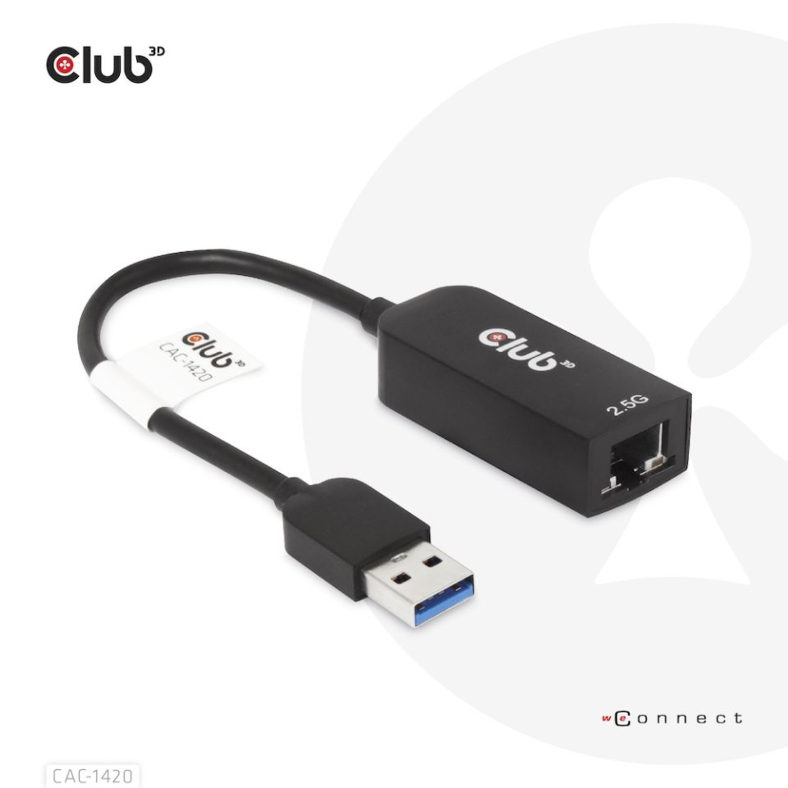Club 3D Networkadapter USB 3.2 Gen 1 2.5Gbps Cabling