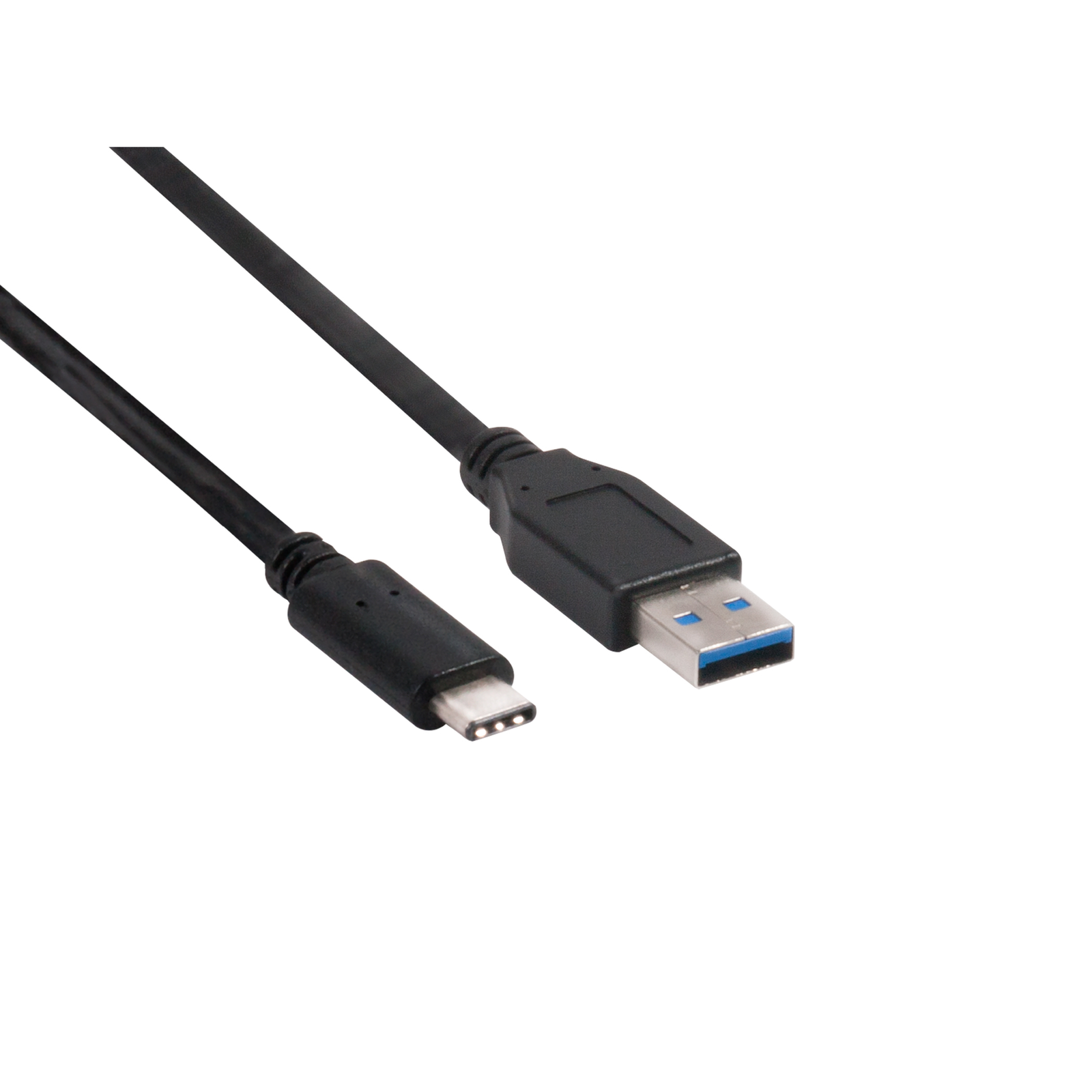 club3D USB Cable USB 3.2 Gen1 (USB 3.0 USB 3.1 Gen1) USB-C Plug USB-A Plug 1.00 M Black CAC-1523