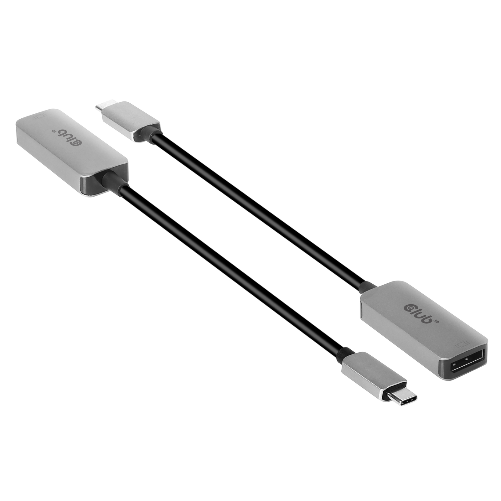 Club 3D Adapter 24 Pin USB-C Male Input to 20 Pin Display Port Female Output 22cm