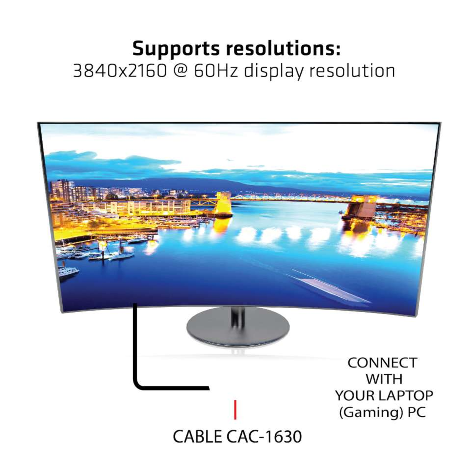 Club 3D Adapter USB-C/HDMI/Mini-DP HDMI Active St/St/St/St/St